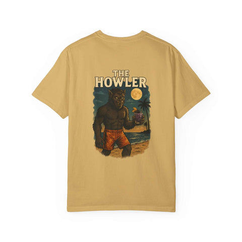 WOLF MAN  Howler Graphic Tee, Unisex T-Shirt, Vintage Style Shirt, Casual Wear, Gifts for Wolf Lovers, Summer Beachwear