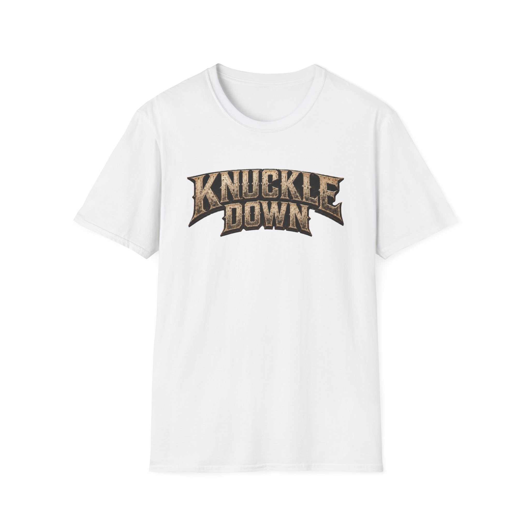 Knuckle Down Graphic T‑Shirt — Vintage Rugged Fighting Vibe