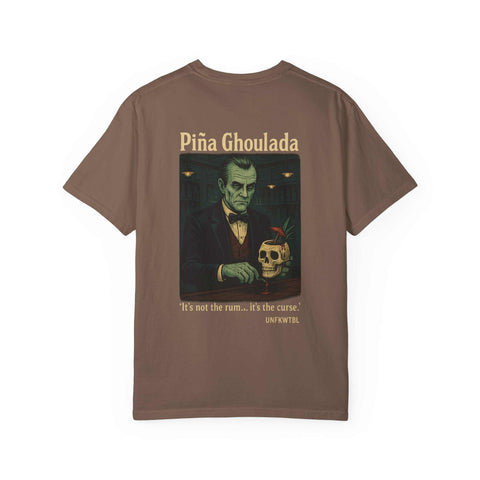 Ghoulada Vintage-Inspired Graphic T-Shirt: Unisex, Casual Wear, Perfect for Halloween, Beach Parties, and Everyday Style, Retro Art