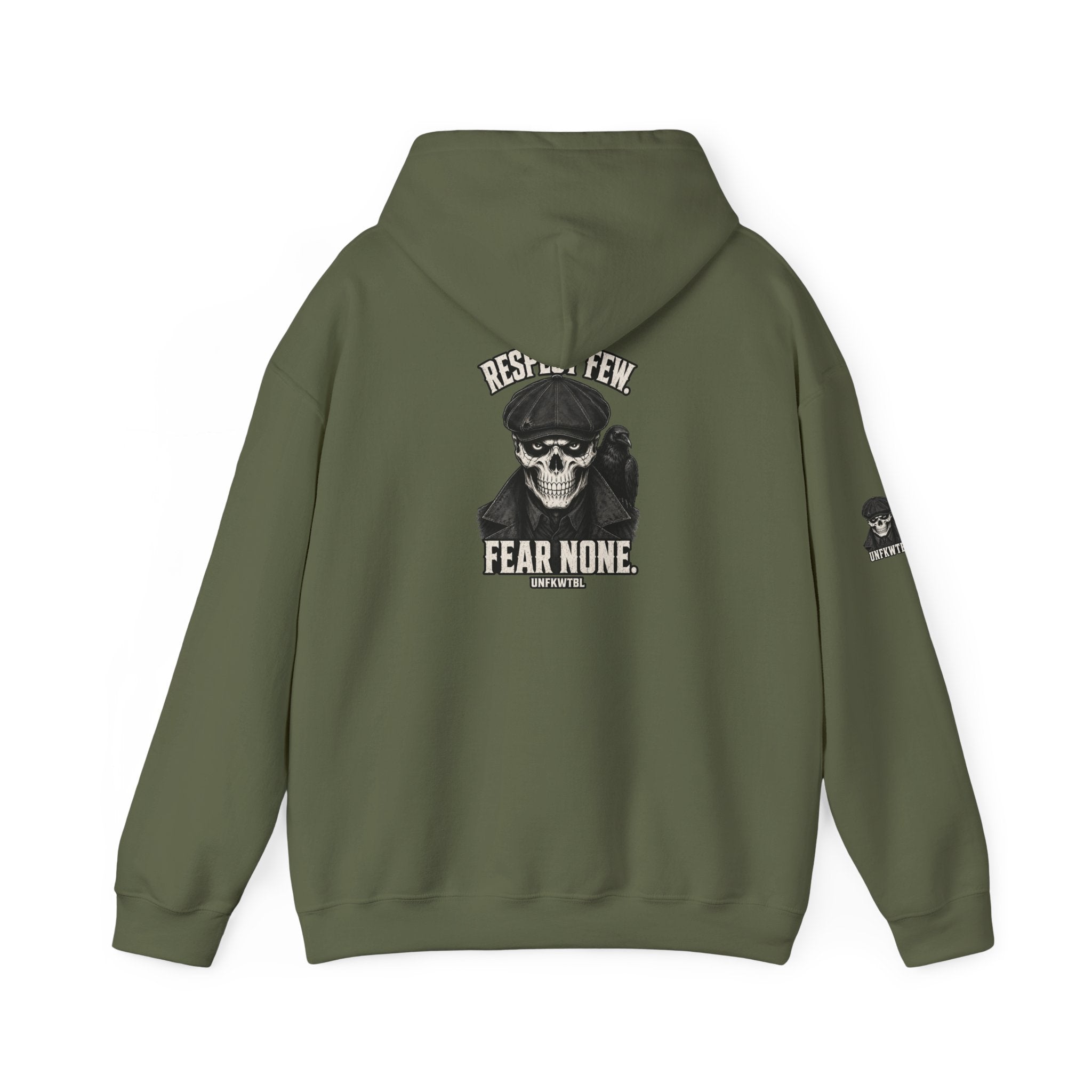 Resin Crew 'Fear None' Skull Hoodie