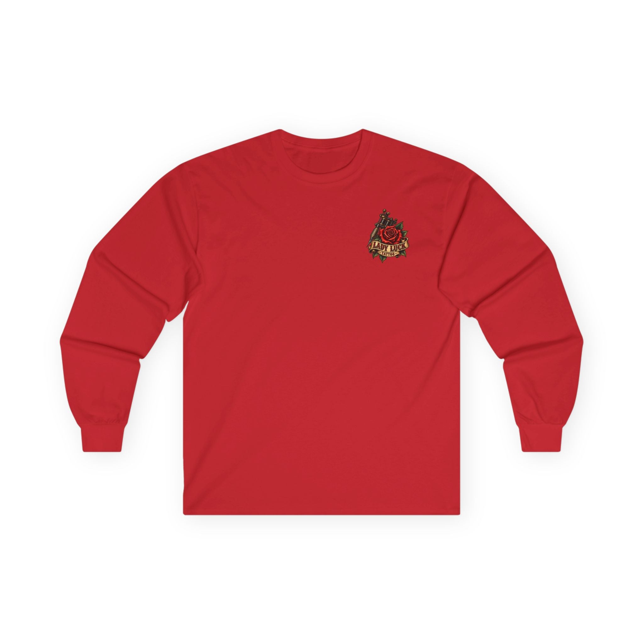 Lady Luck Tattoo Skull Queen Long-Sleeve Tee