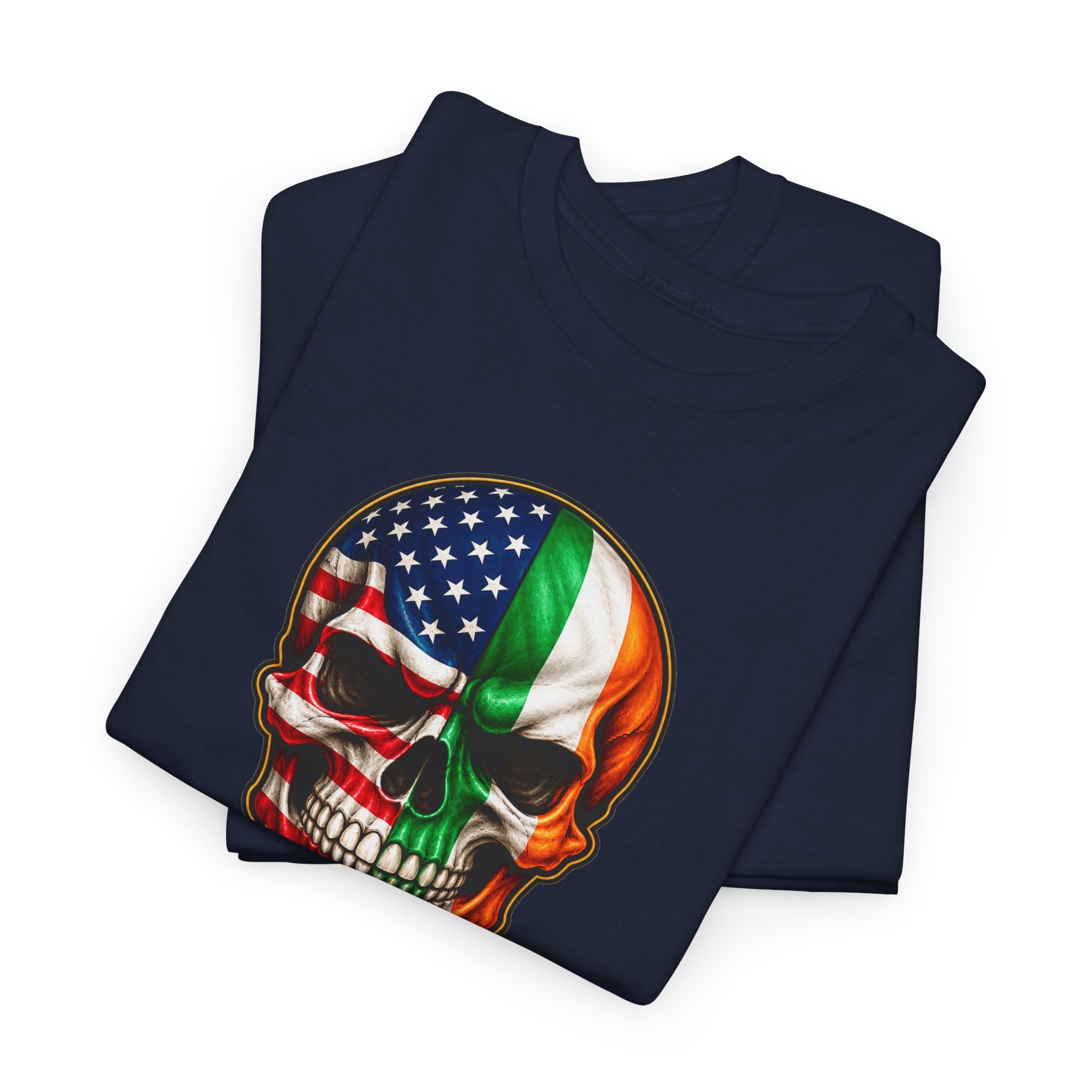 Irish-American Heritage Skull Tee