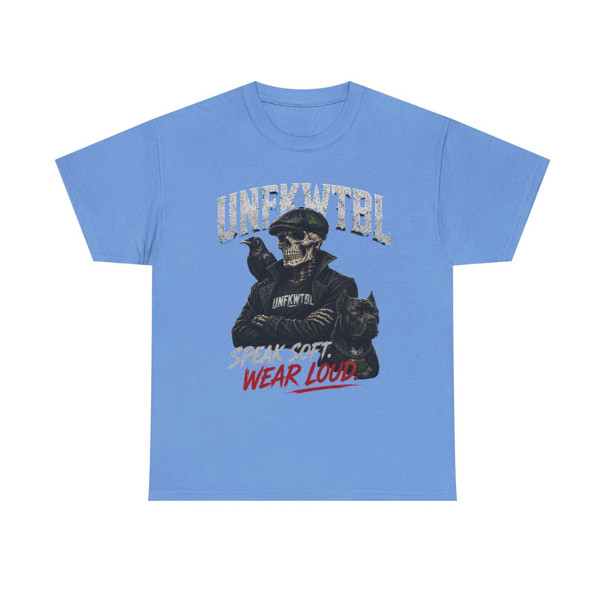 Skull Ranger Tee — “Speak Soft, Wear Loud” Graphic T‑Shirt