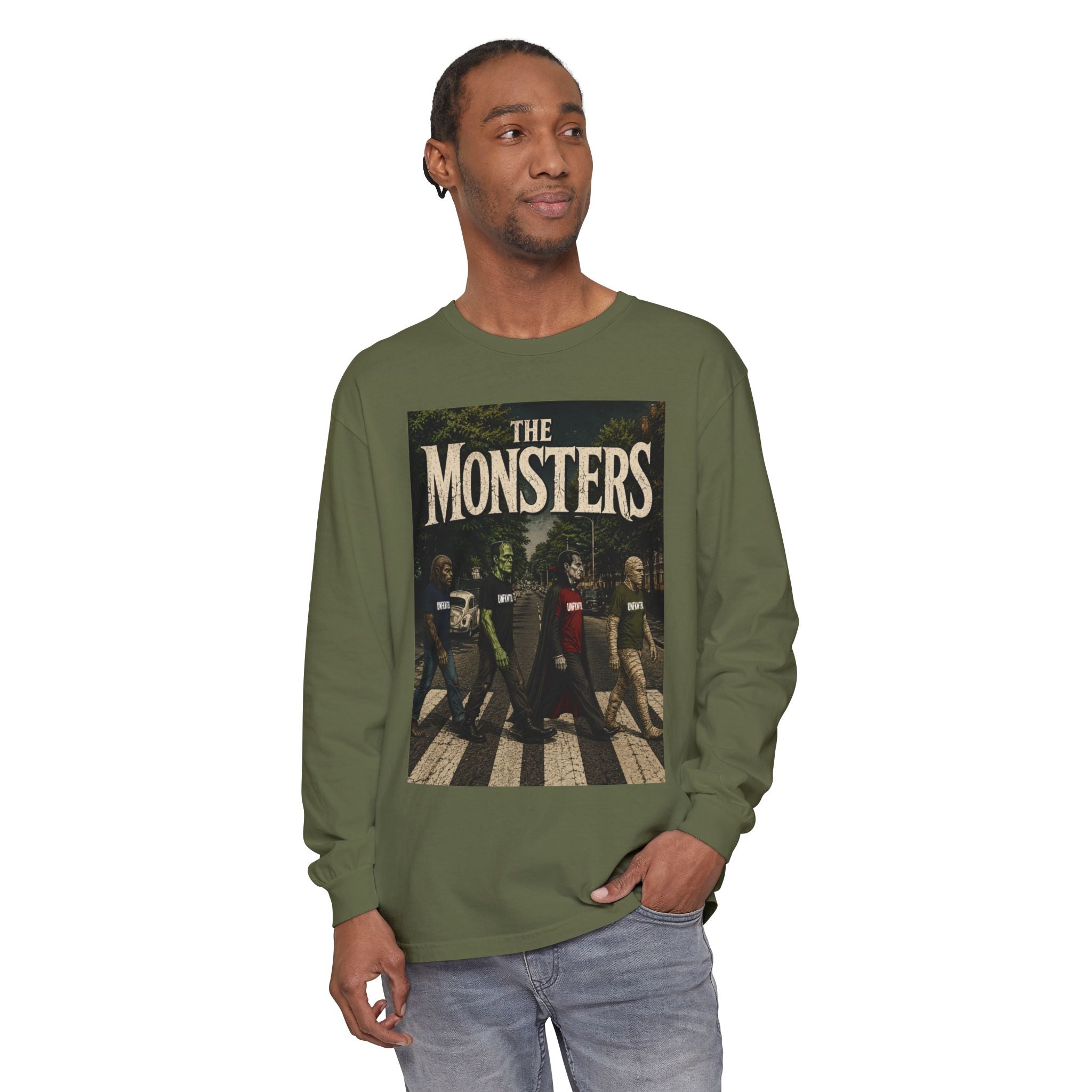 The Monsters Abbey Road Long Sleeve Tee