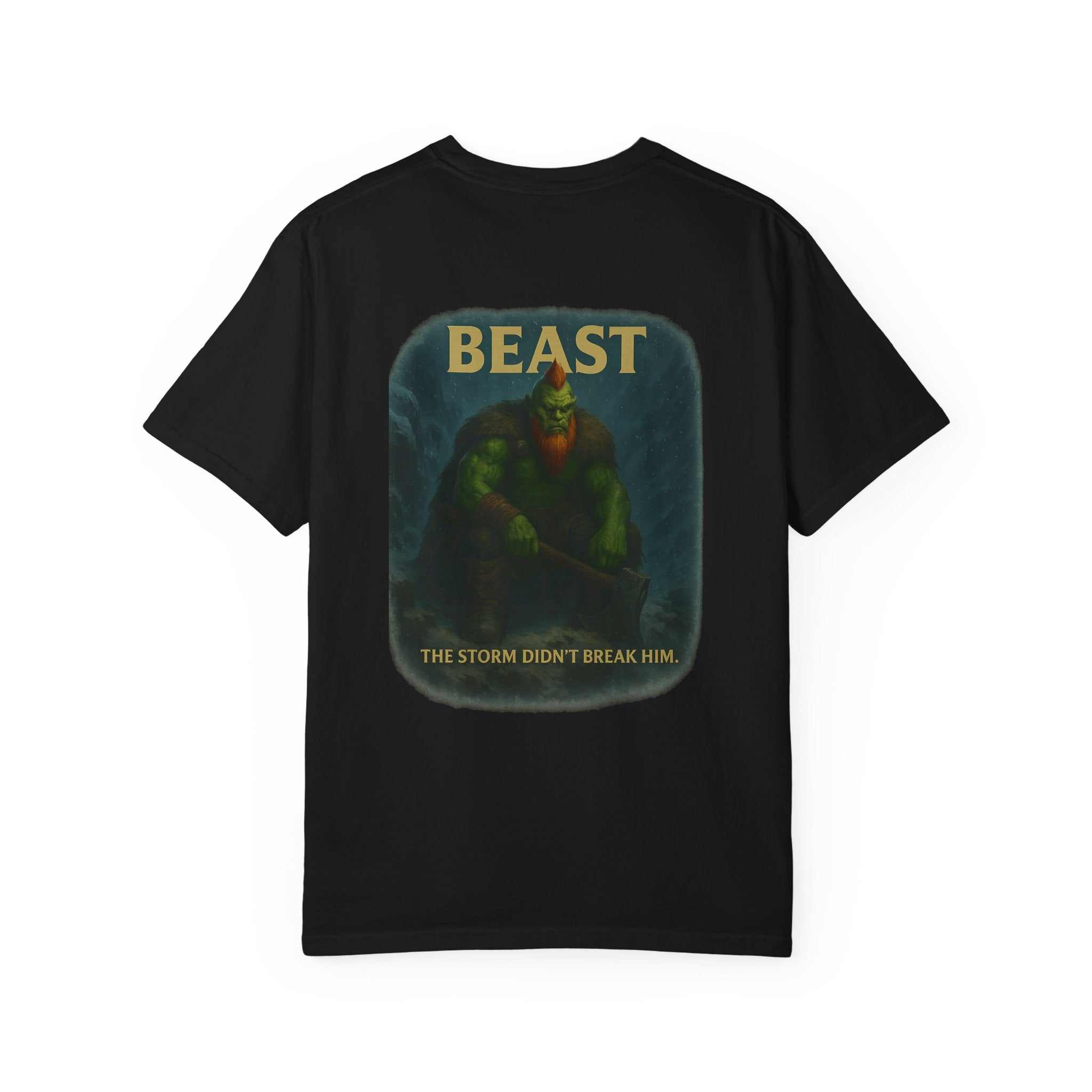 Epic Beast Garment-Dyed T-Shirt - Unisex Vintage Tee for Gamers, Adventure Lovers, Gifts, Comfy Casual Wear