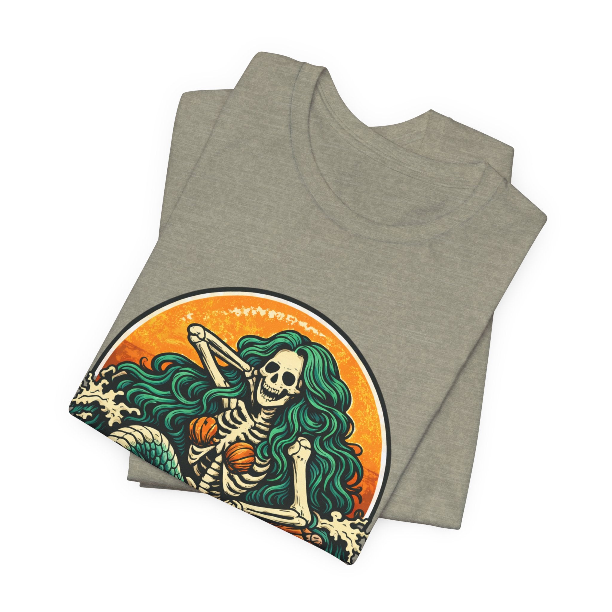 Stay Unfkwtbl Mermaid Skeleton T-Shirt