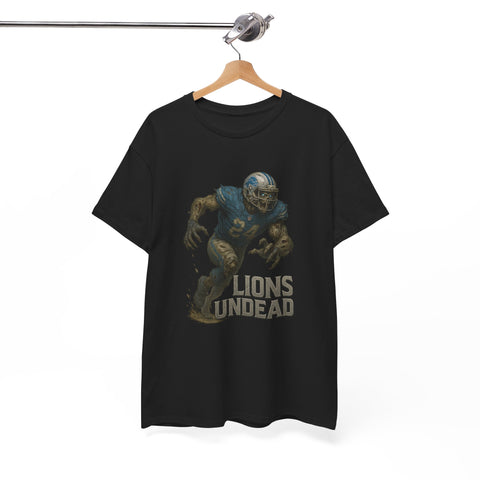 Detroit Lions Zombies Heavy Cotton Tee