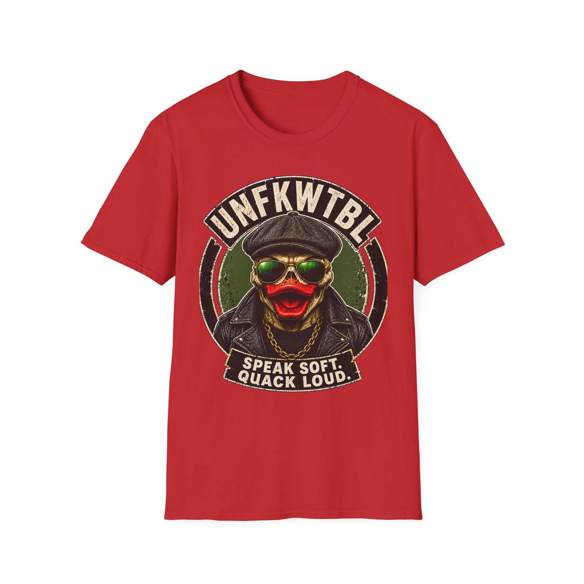 Duck Skull Speak Soft, Quack Loud Vintage Tee