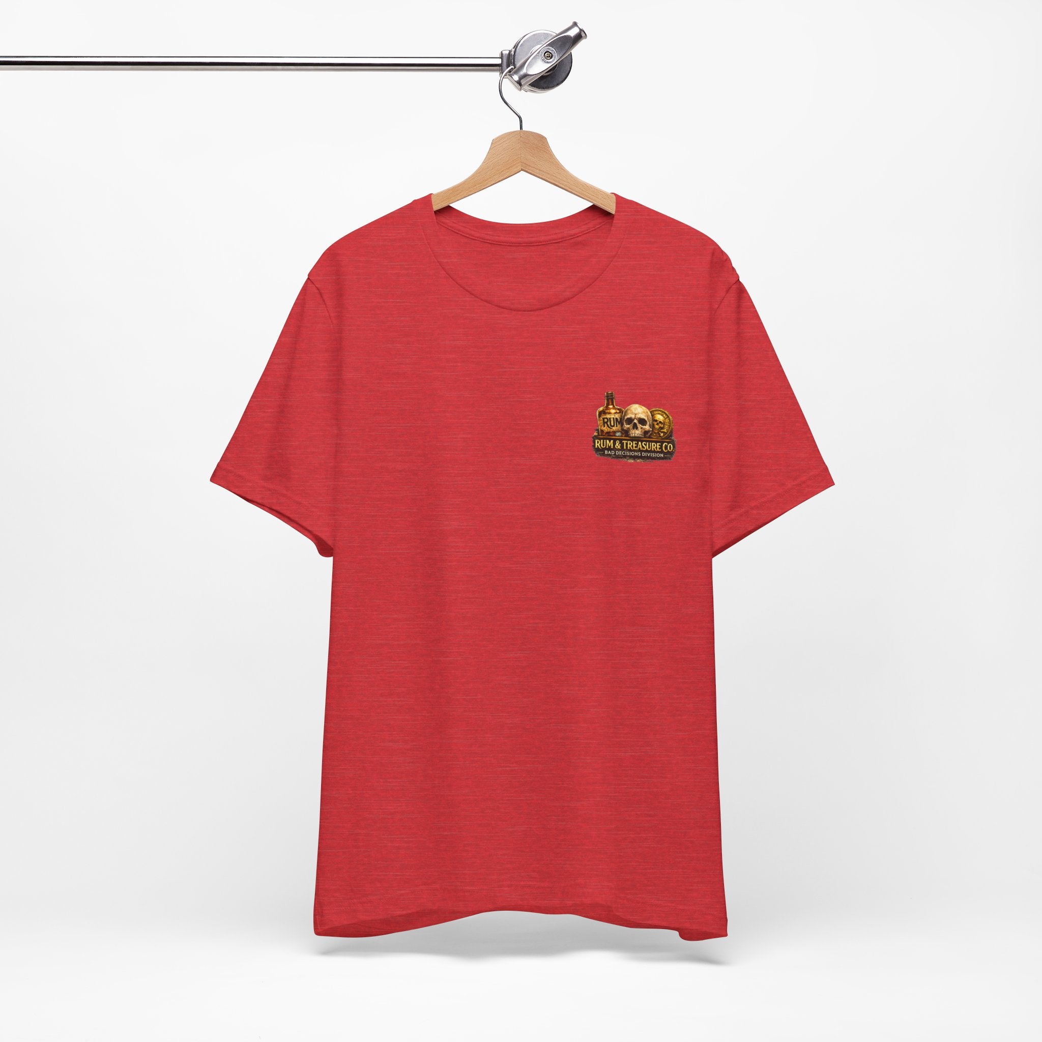 Pirate Skull Treasure Tee — Skeleton Captain, Mermaids & Gold Chest Graphic T-Shirt