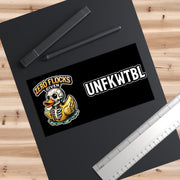 Bumper Sticker — “Zero Flocks Given” Skeleton Duck (UNFKWTBL) Funny Vinyl Decal