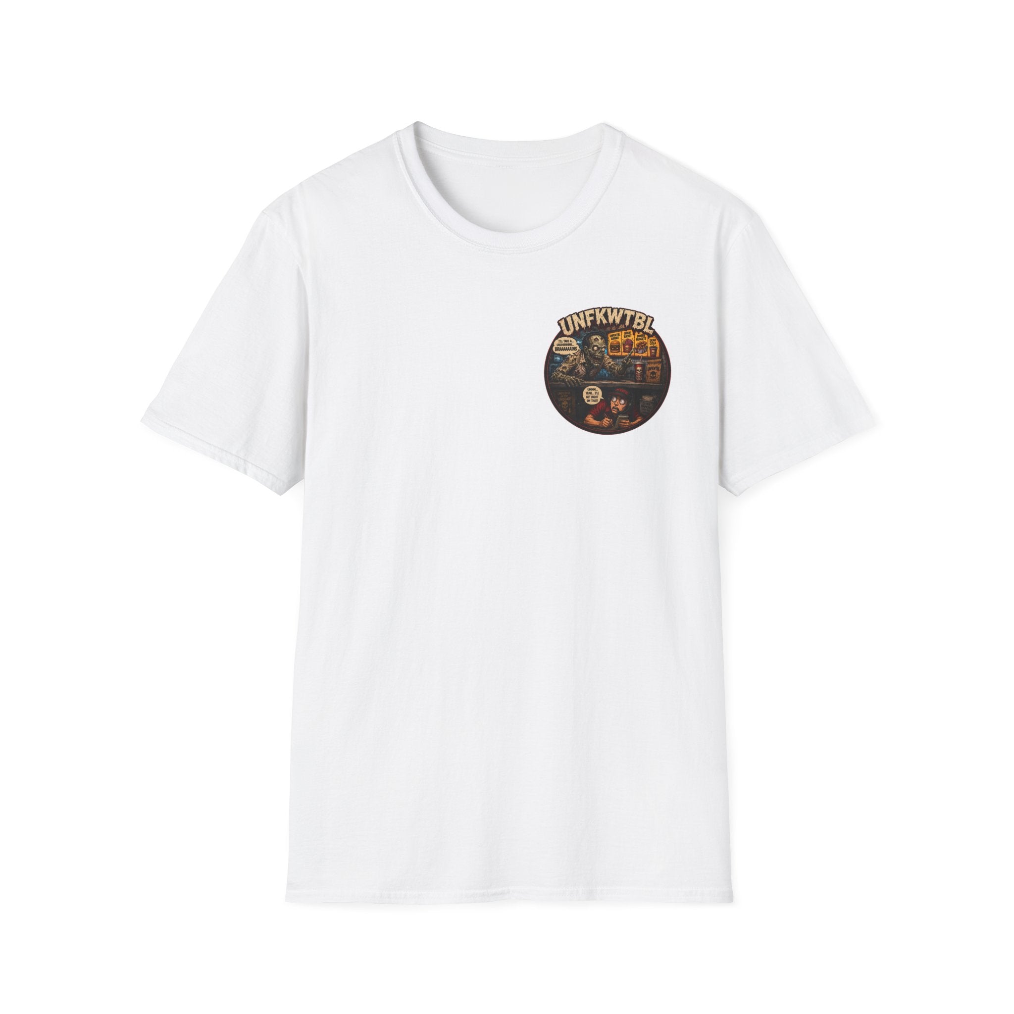 Vintage T-Shirt — "Zombie Wants Fast Food" Band Graphic