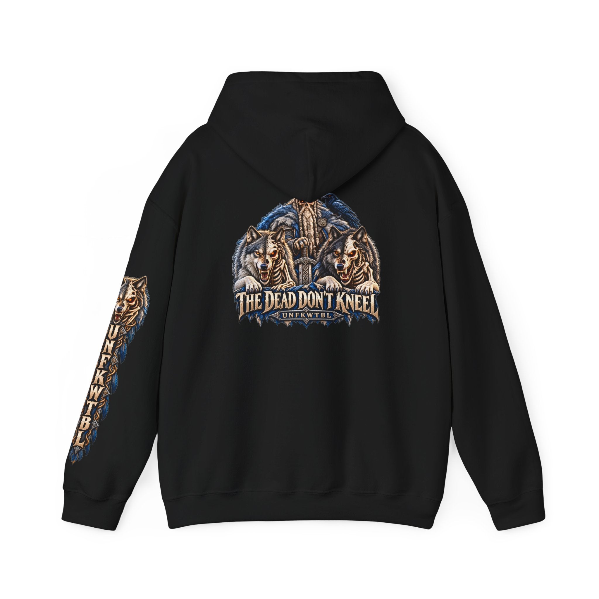 The Dead Don’t Kneel Wolf Hoodie | UNFKWTBL