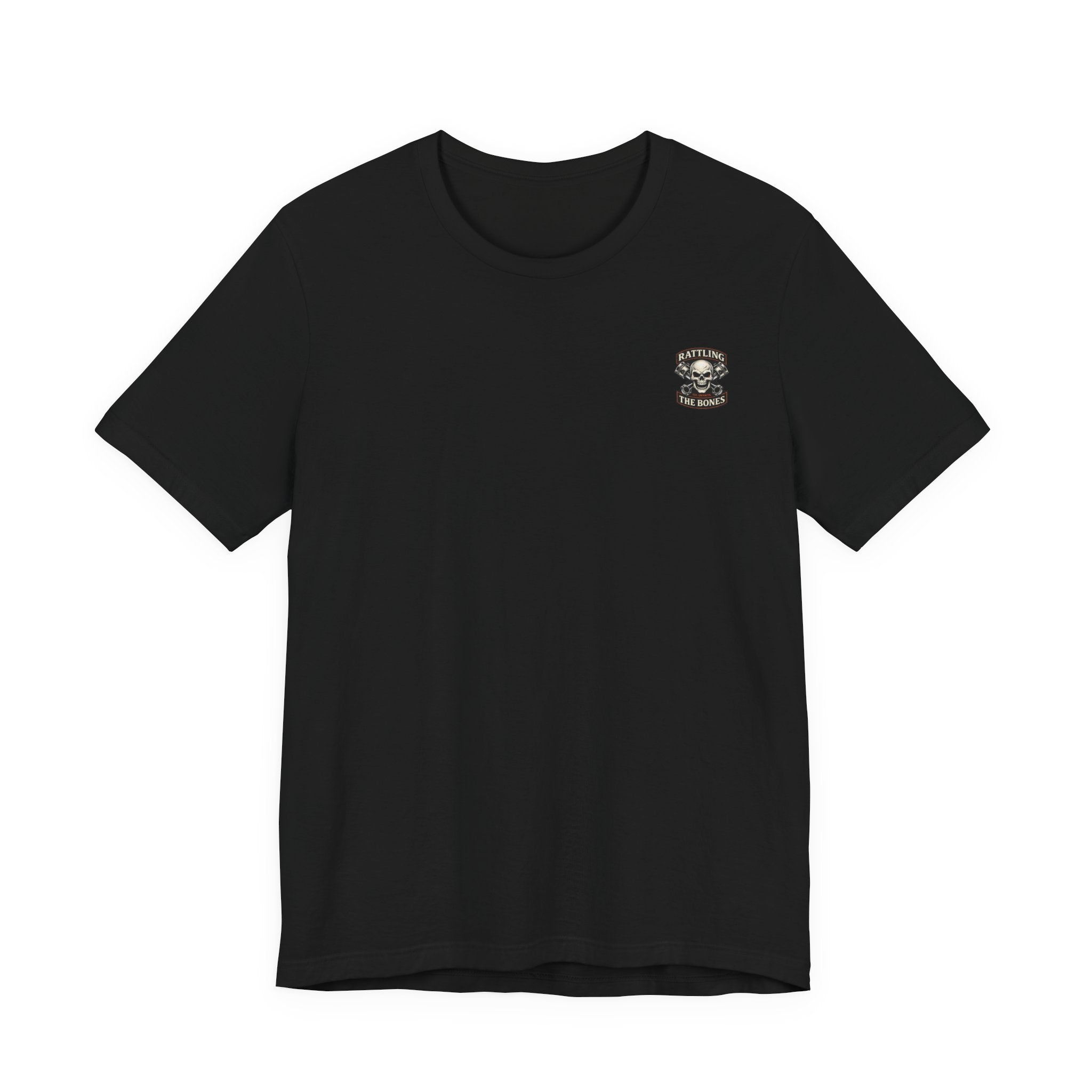 Biker Tee — "Built Loud. Born Wild." Motorcycle Girl Graphic T-Shirt