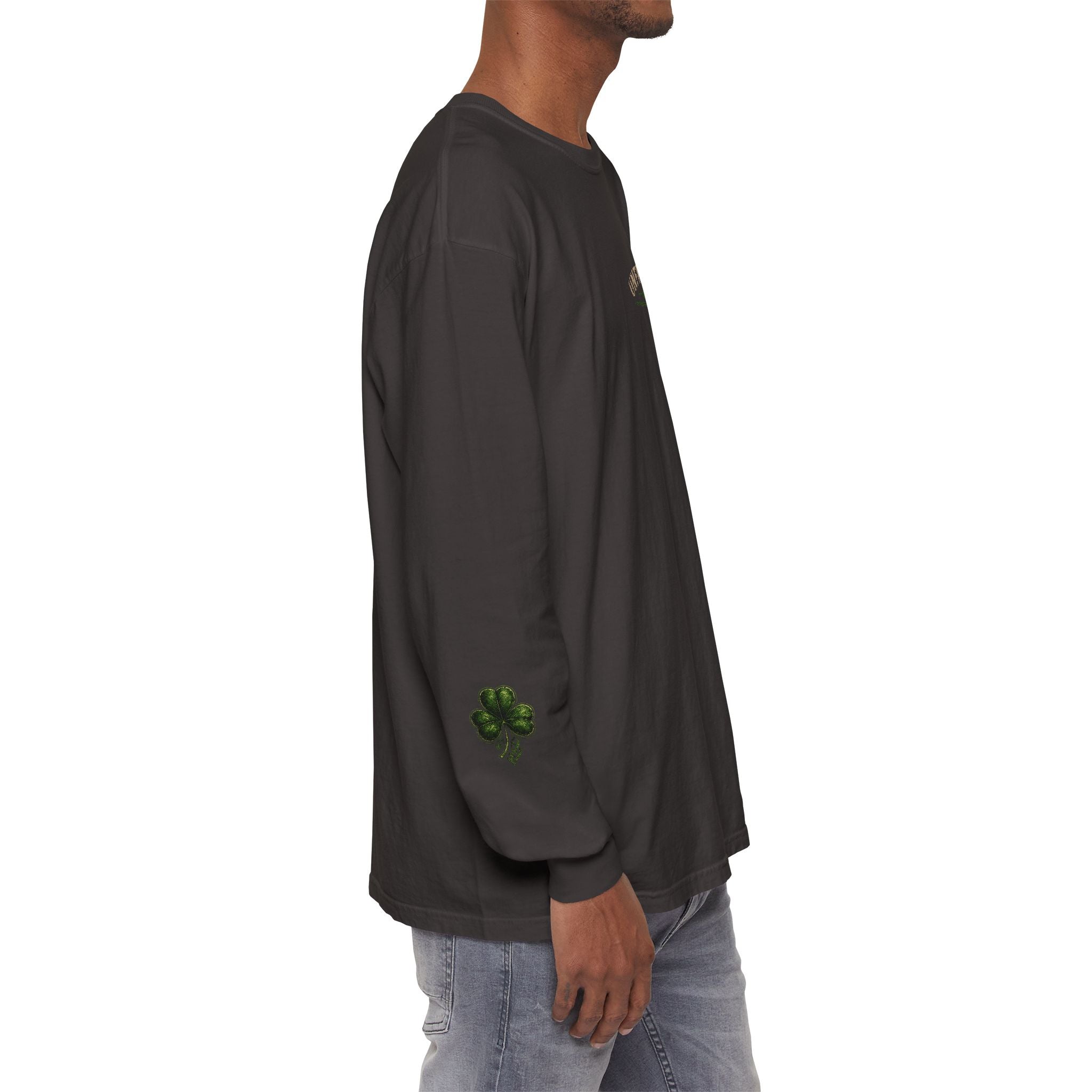 Skull & Flags Long Sleeve T-Shirt — Loyalty Honor Family Freedom