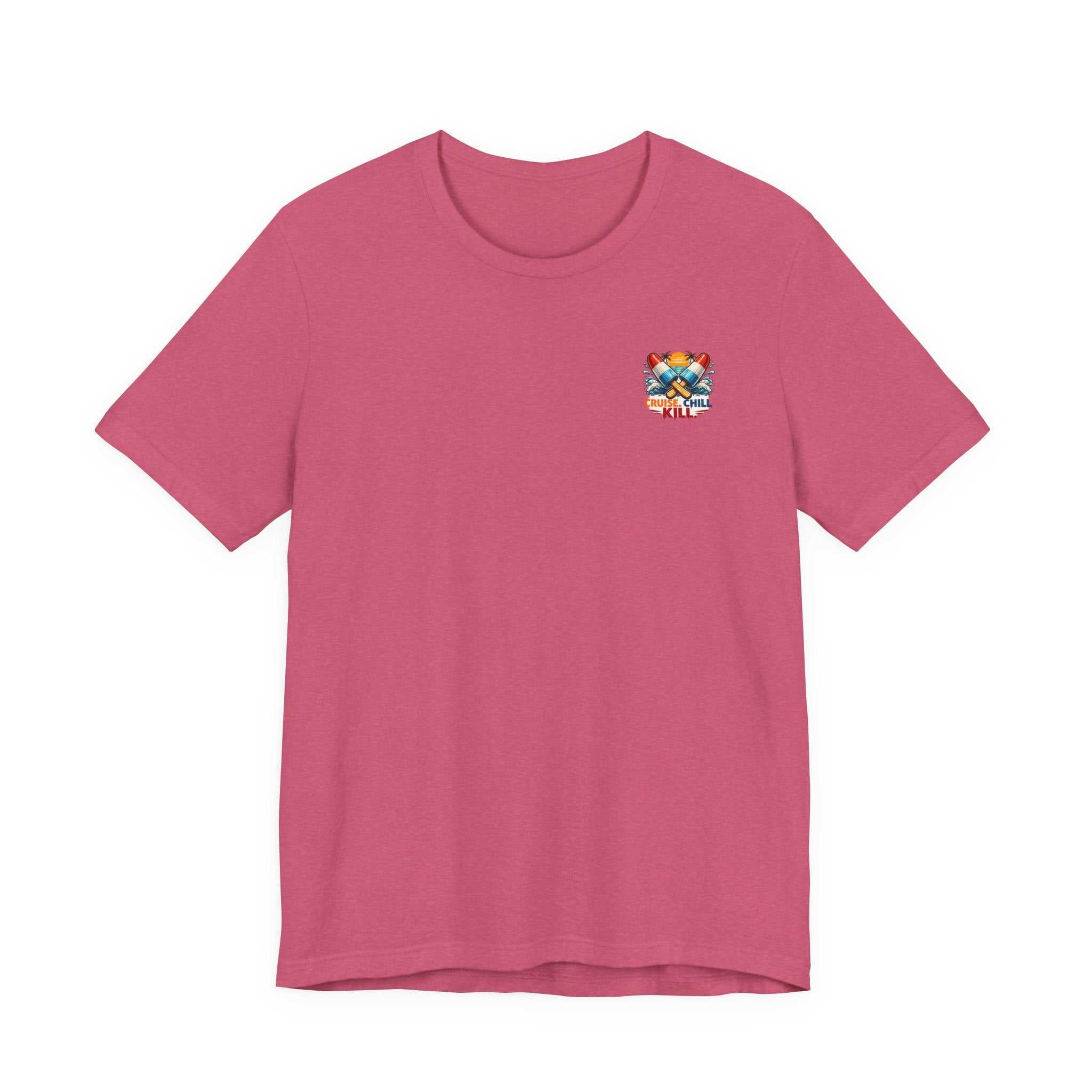 Surf or Die Michael Myers Beach Bike T‑Shirt — Retro Horror Summer Tee
