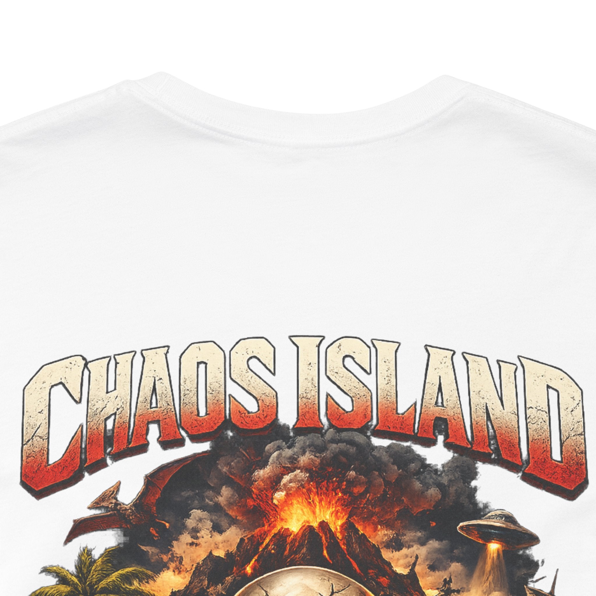 Chaos Island Skull T-Shirt — Tropical Pirate Graphic Tee
