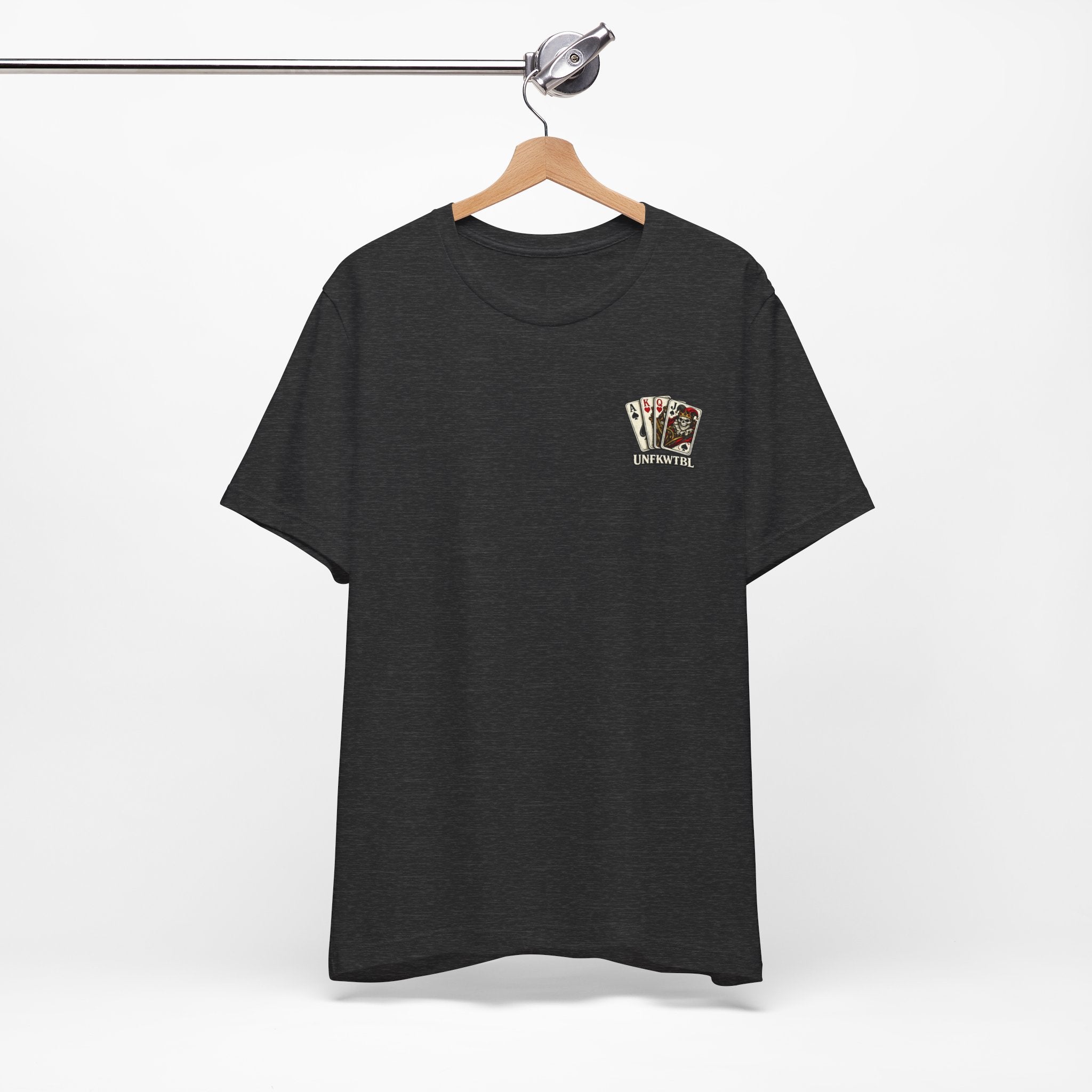 King of Hearts Skull Tee — Poker Playing Card Royalty Graphic T-Shirt