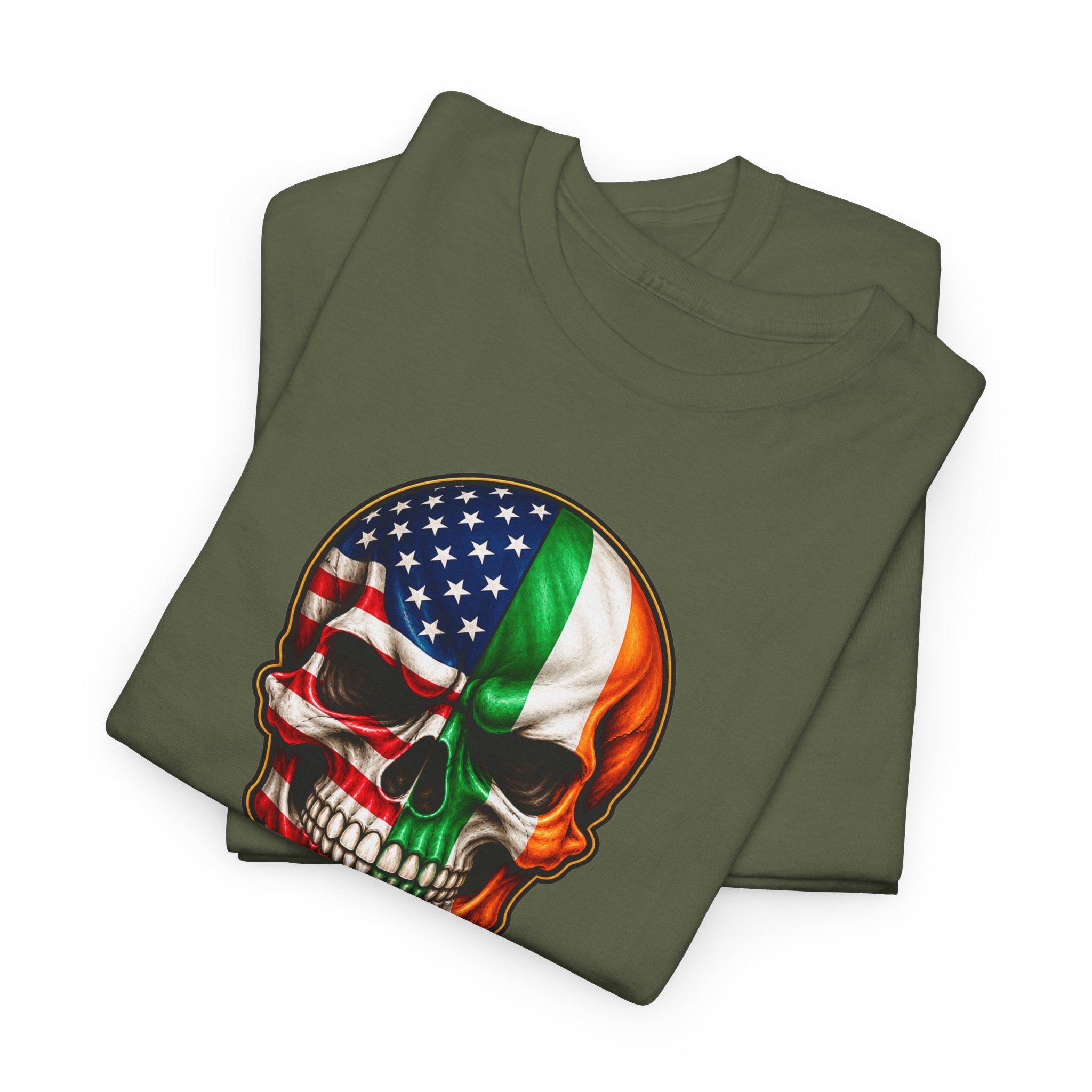 Irish-American Heritage Skull Tee