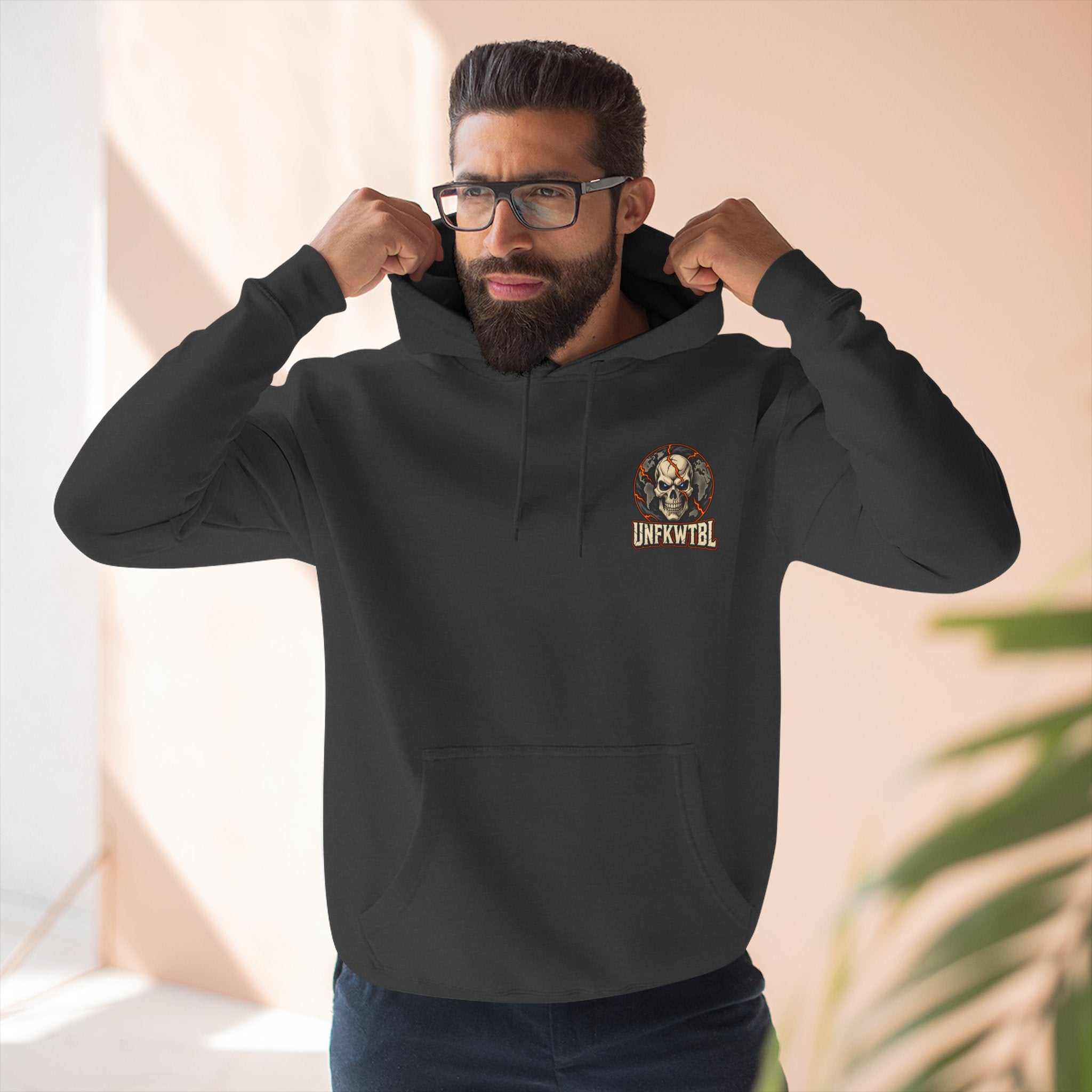 UNFKWTBL Stay Strong Skull Hoodie