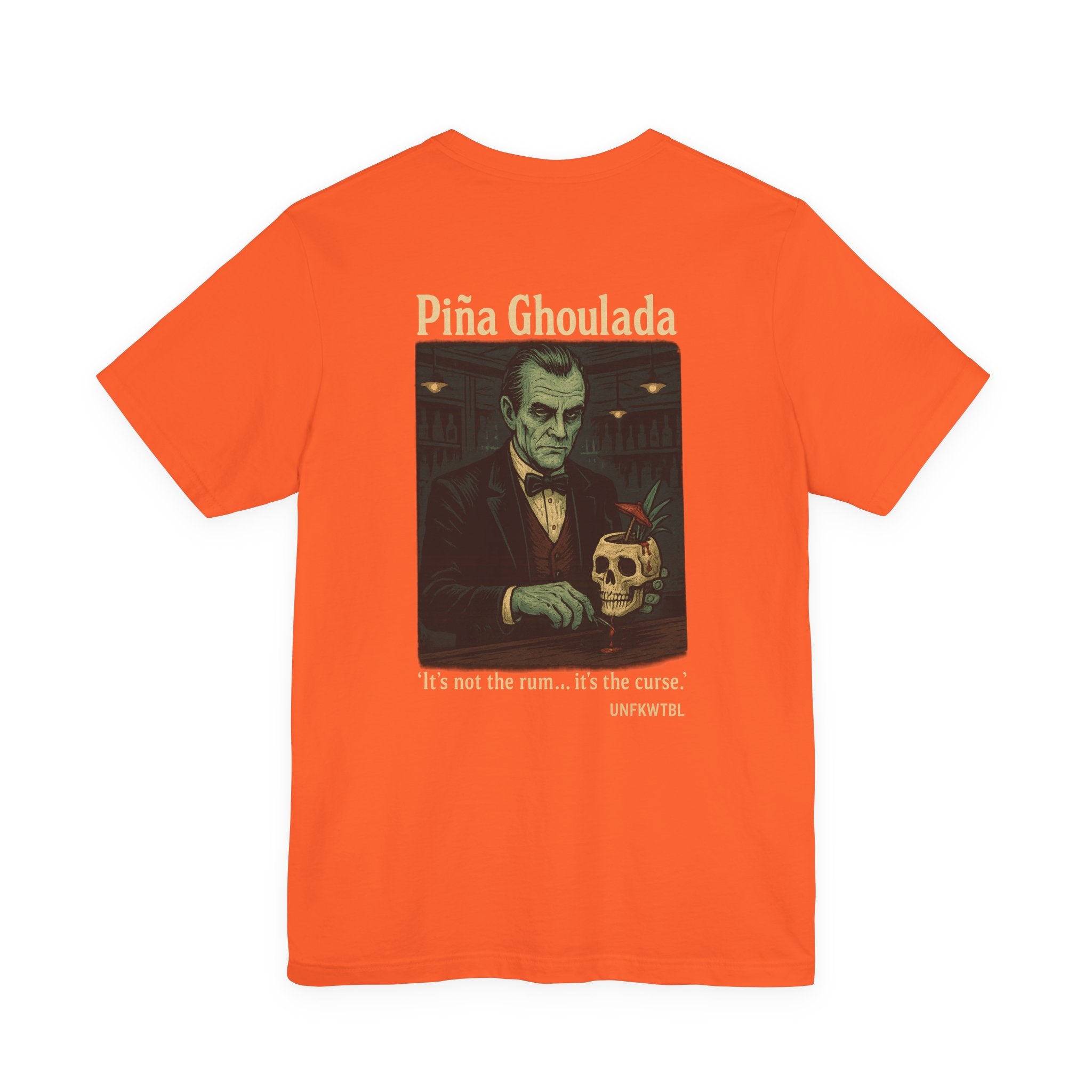 Piña Ghoulada Tee — Halloween Vintage Vampire Skull Cocktail T-Shirt