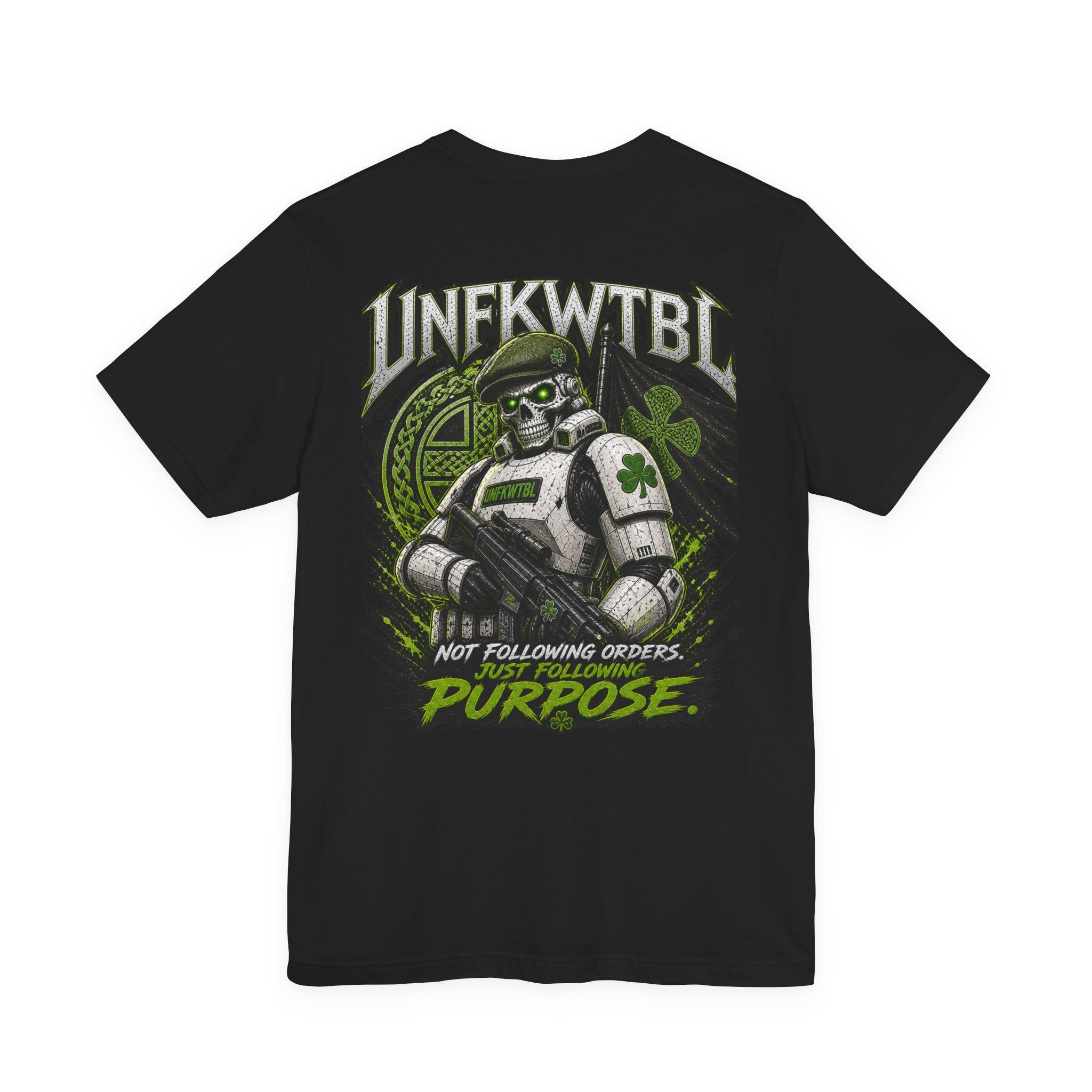 Unfkwdbl Purpose Stormtrooper Graphic T-Shirt — "Not Following Orders, Just Following Purpose"