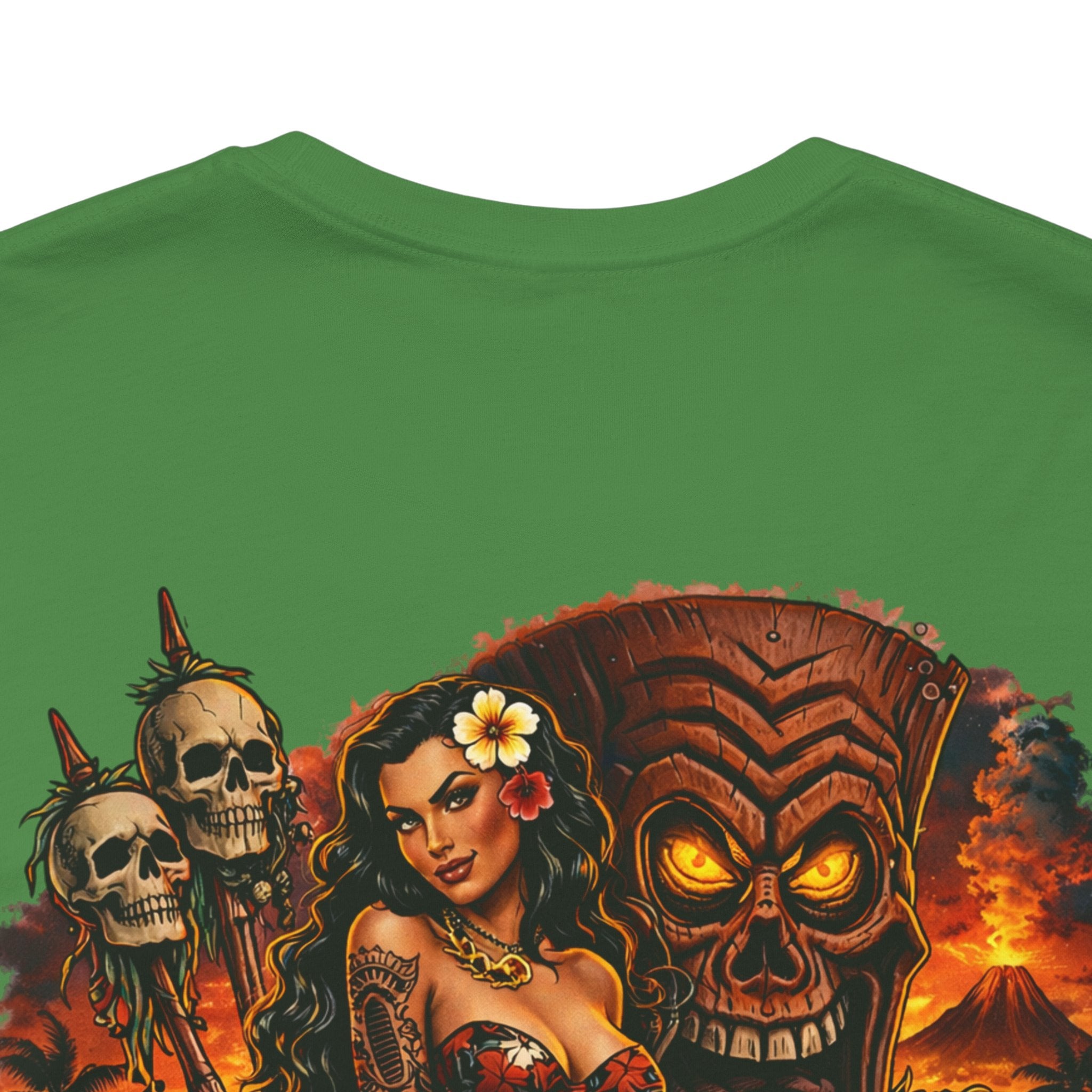 Tiki Horror Tee - "What Happens Here... Owns You" Graphic T-Shirt