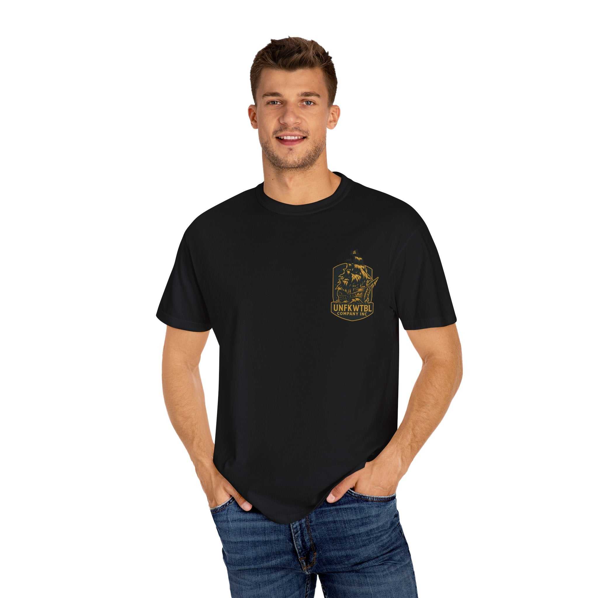 Control the Chaos unisex garment-dyed t-shirt with vibrant graphic and sustainable fashion cotton