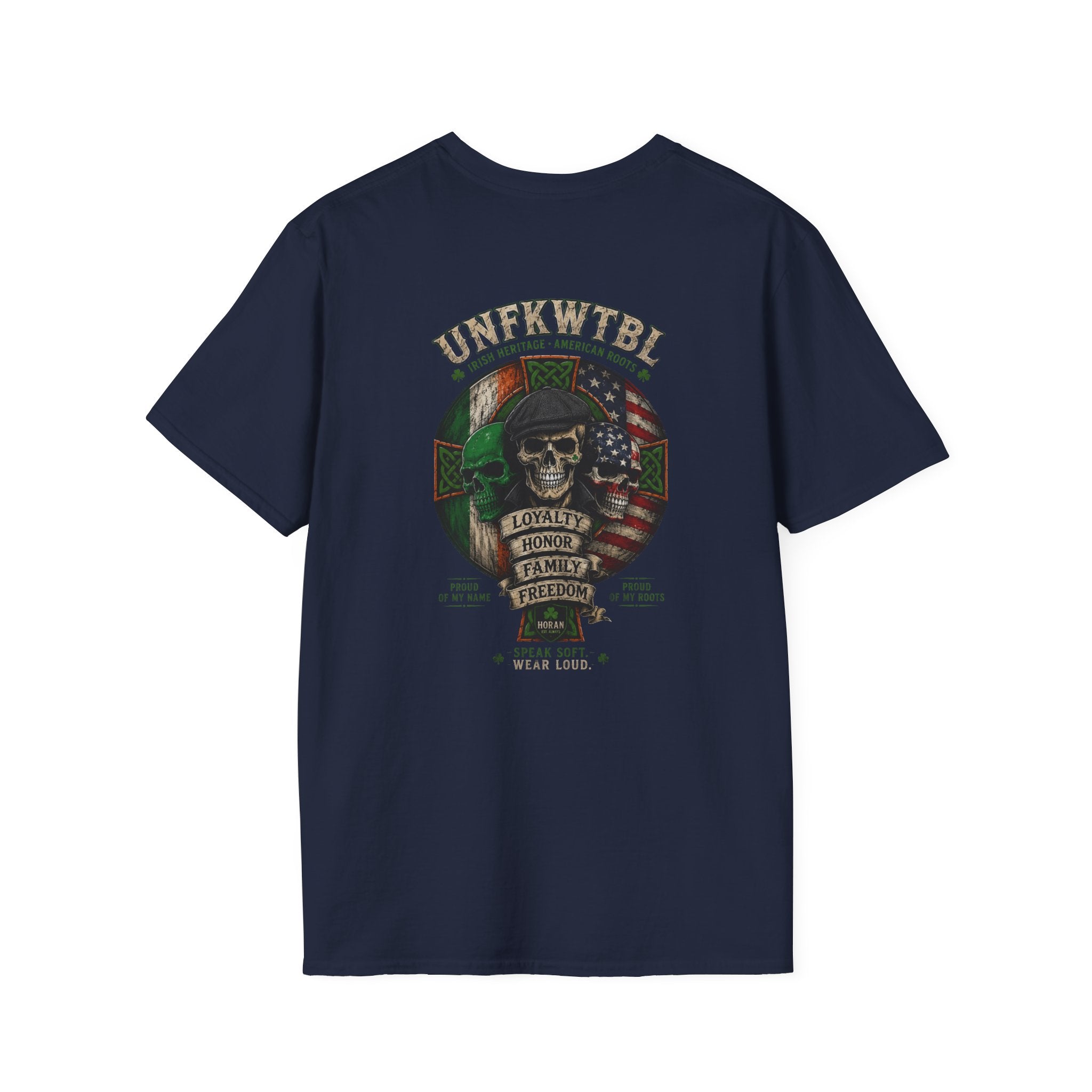 UNFKWTBL Vintage Logo T‑Shirt — Tactical Green Graphic Tee