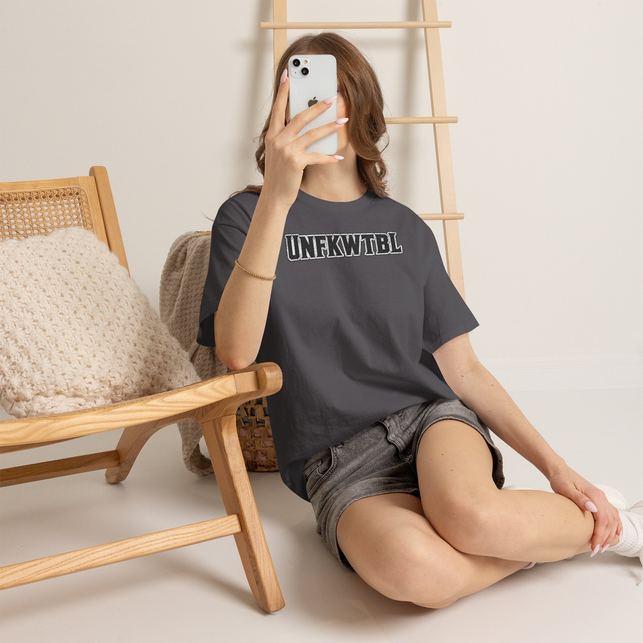 Stay Strong UNFKWTBL Graphic Tee — Skull Warrior Back Print