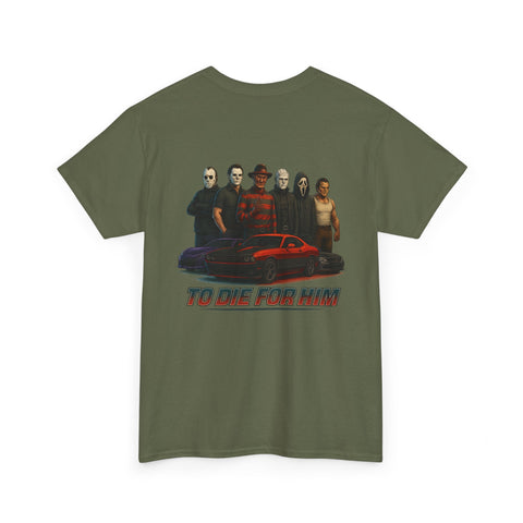 Horror Movie Villains Unisex Tee - Jason, Freddy, Michael, Pinheaded, Leatherface
