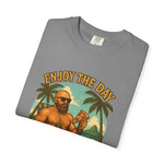 Atlas Enjoy the Day relaxed fit garment-dyed unisex summer t-shirt for men and women