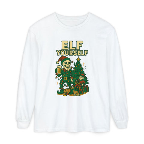 Elf Yourself Christmas Long Sleeve T-Shirt