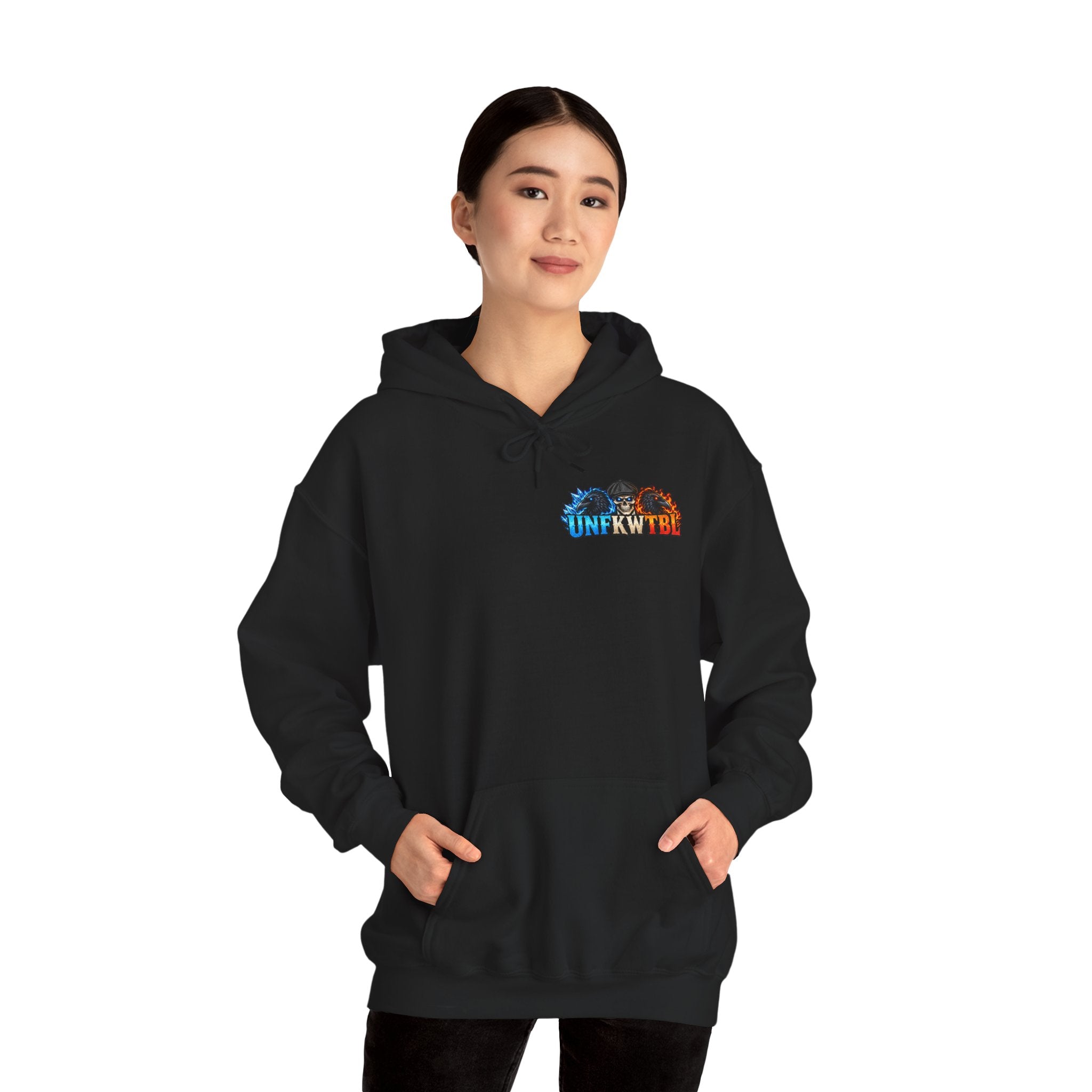 The Silent Boss: Fire & Ice Hoodie