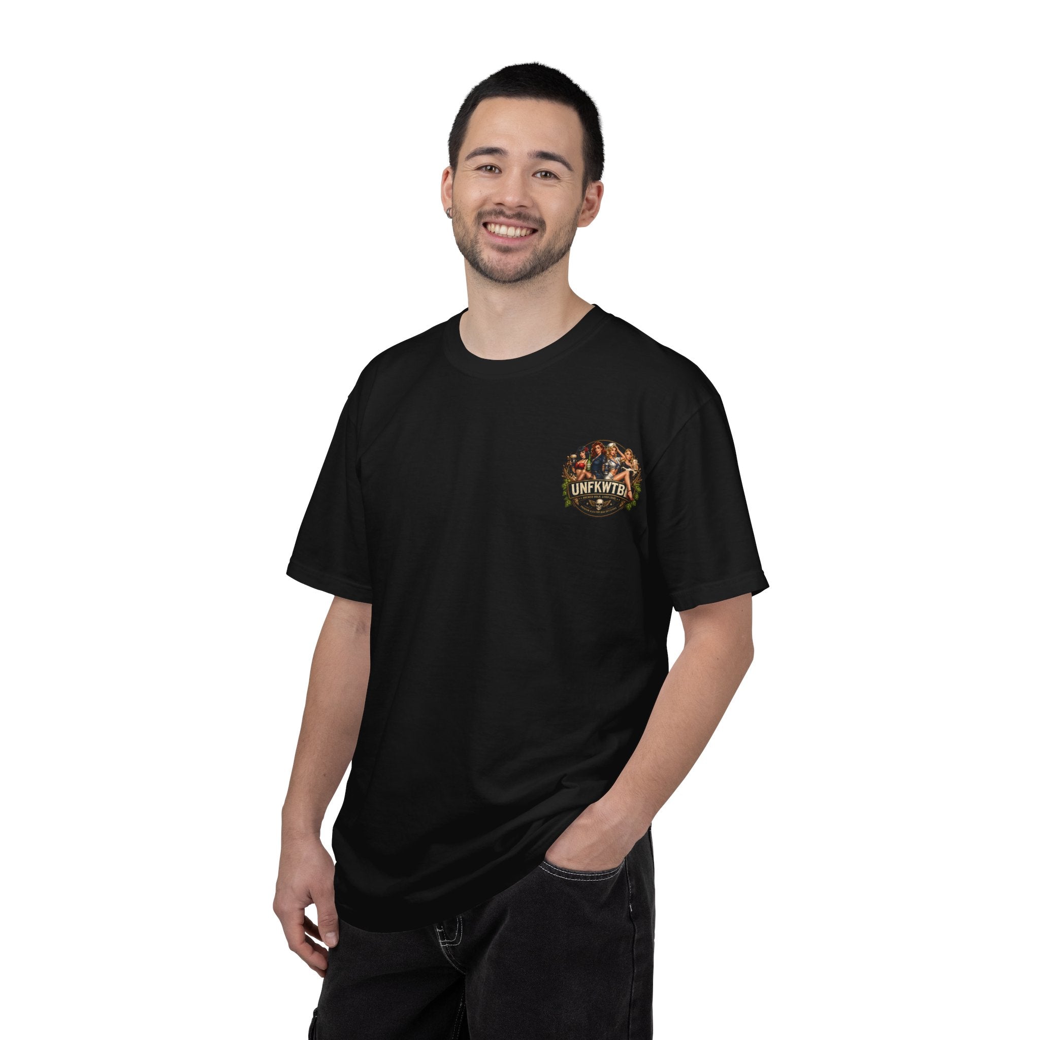 Beer Pinup T-Shirt – "Good Ale, Bad Choices" Retro Graphic Tee