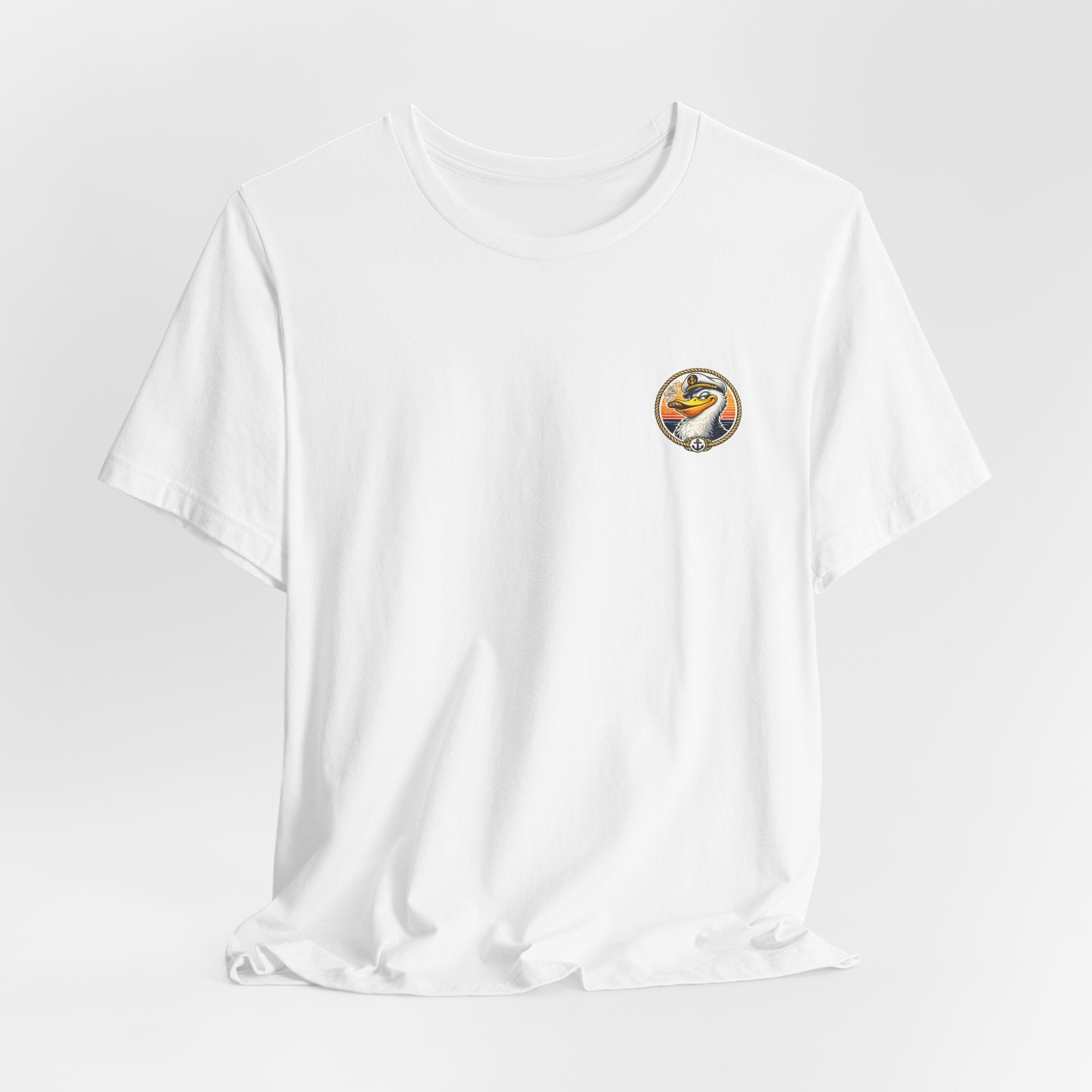 Fishing Duck T-Shirt — “Fishing License: Optional, Skill: Questionable” Graphic Tee