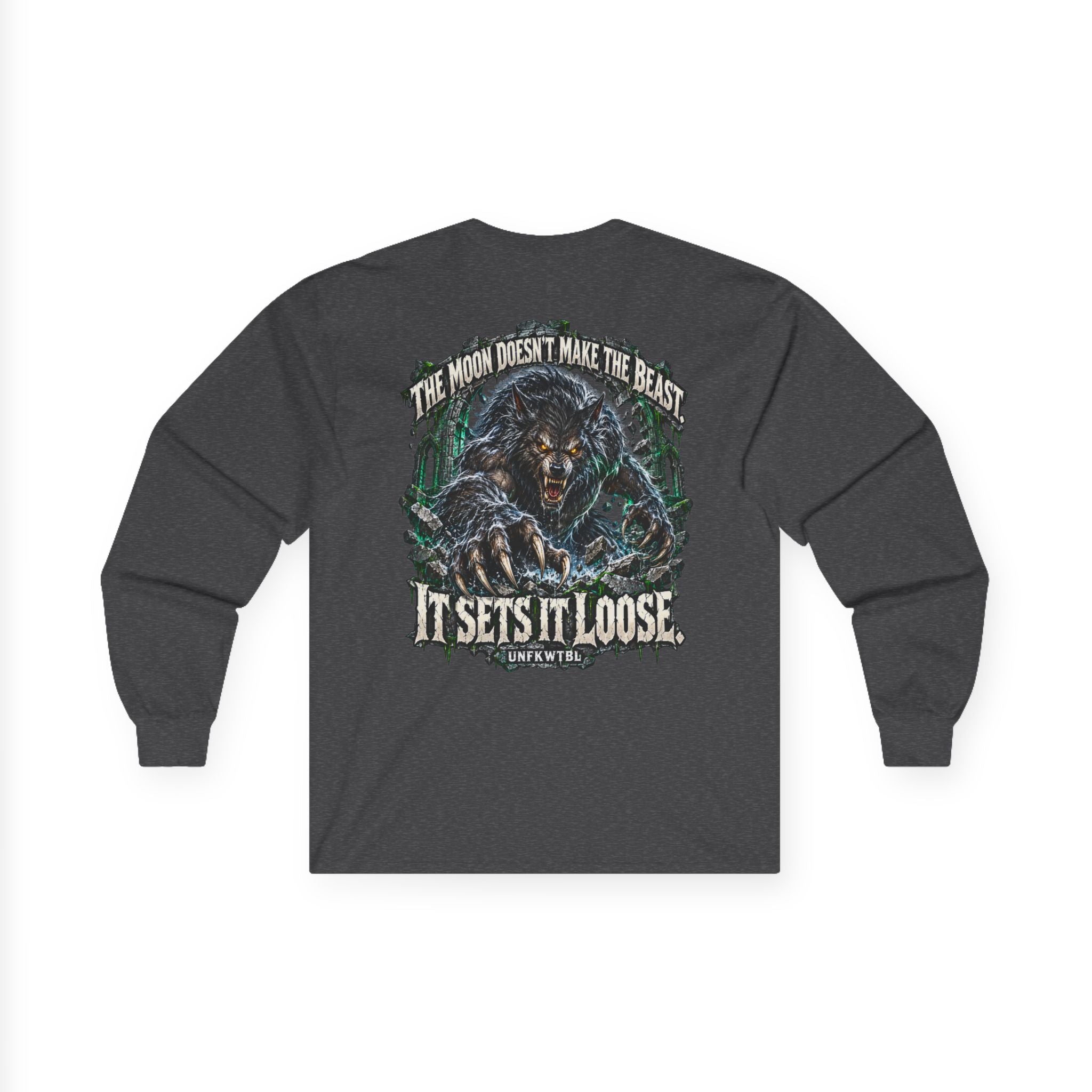 Wolf Moon Long Sleeve Tee — “It Sets It Loose”
