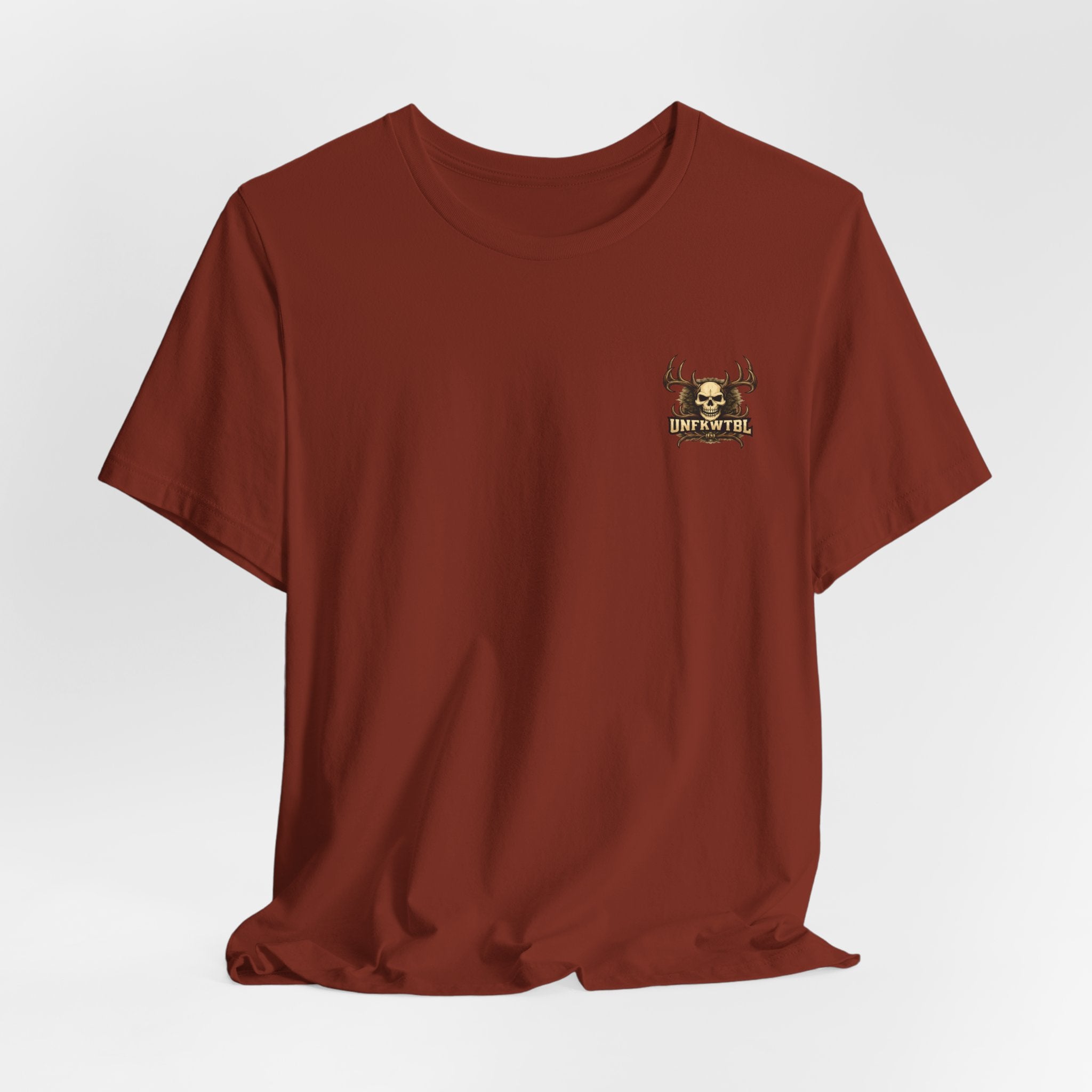 Zero Bucks Given Skull Deer Graphic Tee