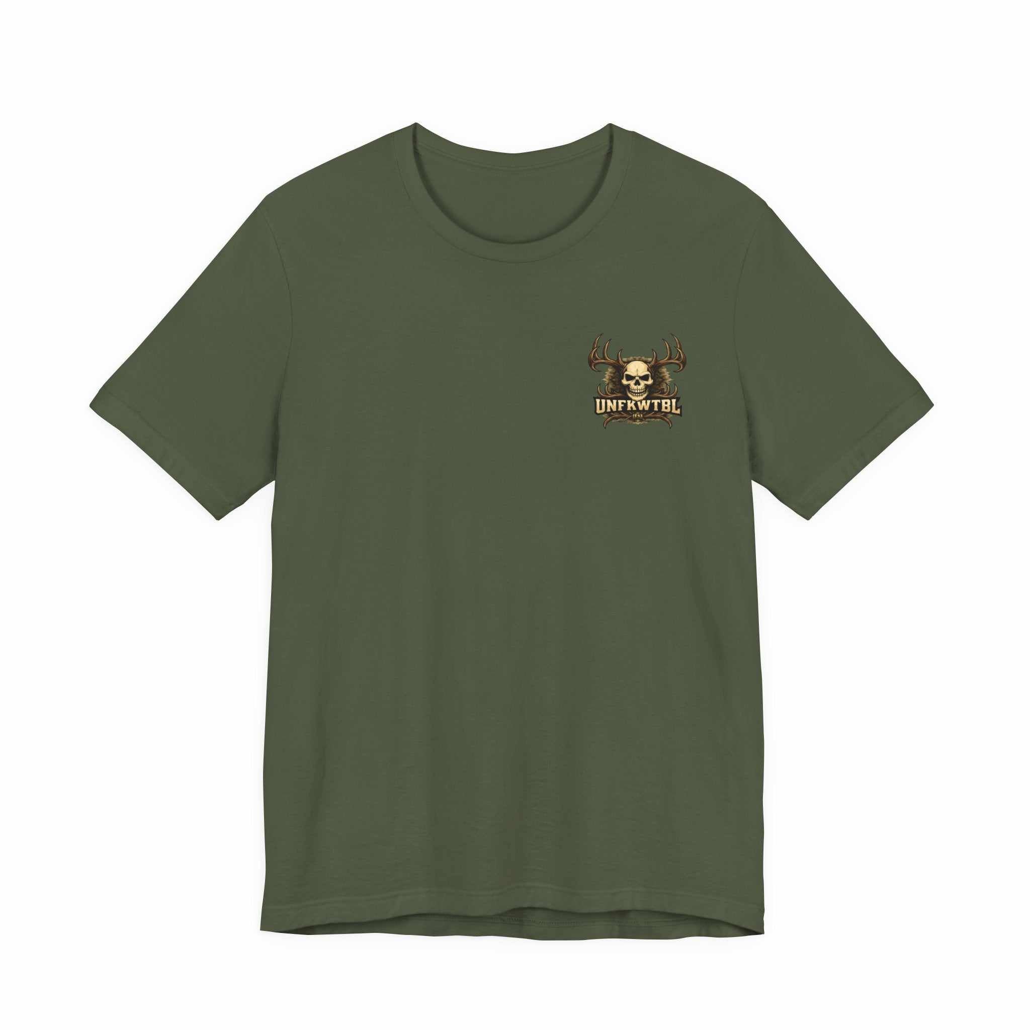 Turkey Off Graphic Tee with humorous skeleton turkey design for Thanksgiving and hunting enthusiasts