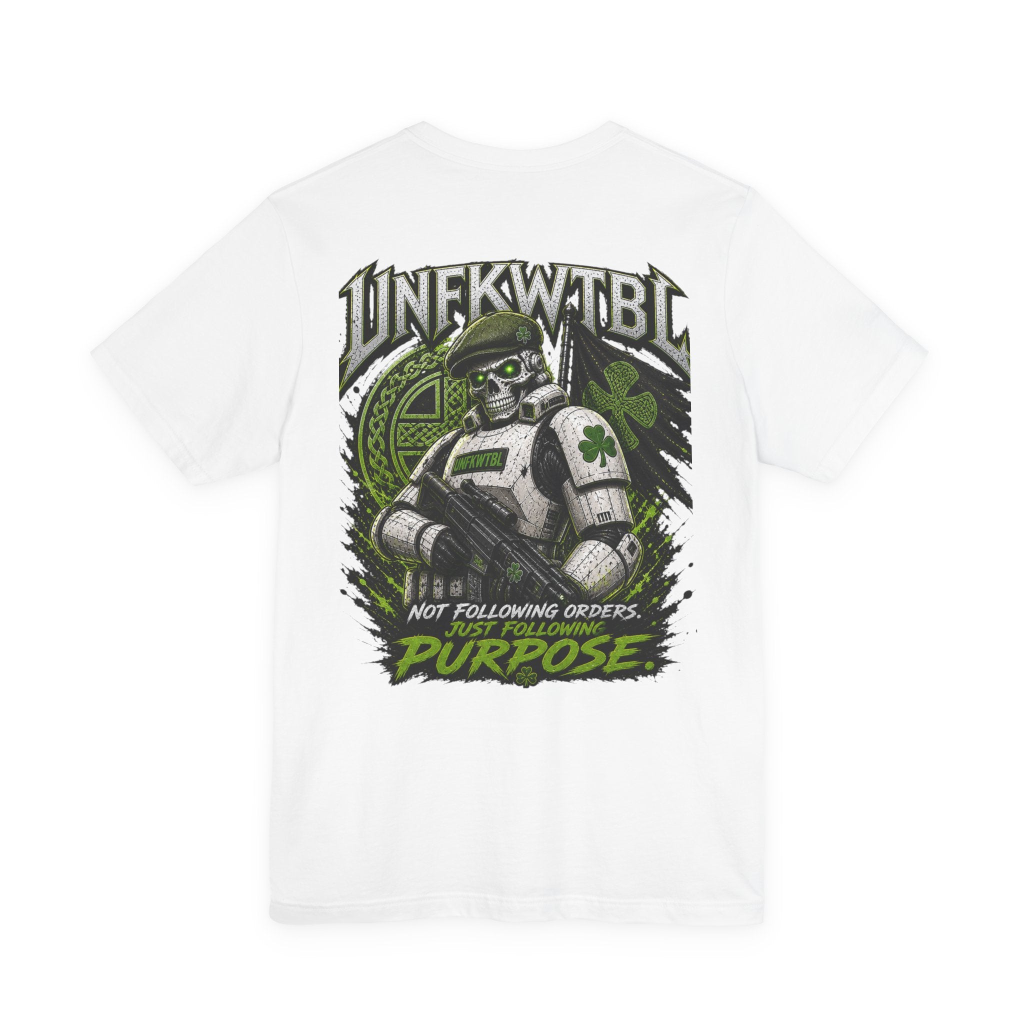 Unfkwdbl Purpose Stormtrooper Graphic T-Shirt — "Not Following Orders, Just Following Purpose"