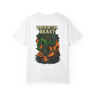 Unisex graphic t-shirt with UNFKWTBL BEAST design in vibrant colors for casual and trendy wear