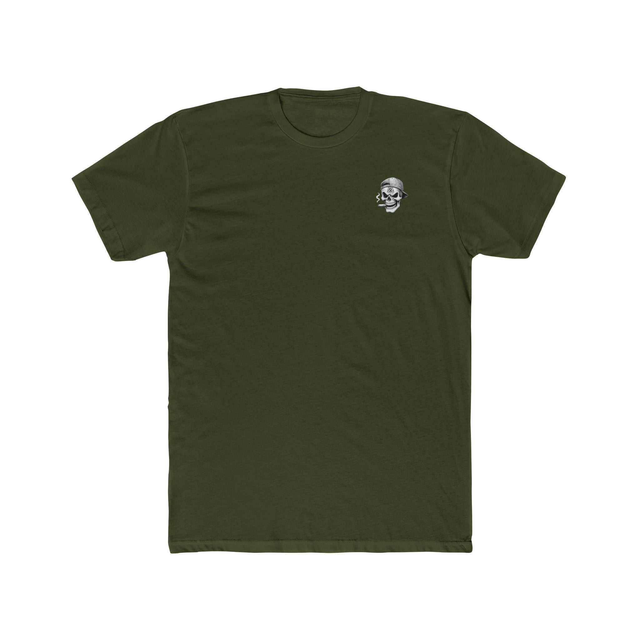 Skull Crossback T‑Shirt — Gothic Skull Emblem Tee