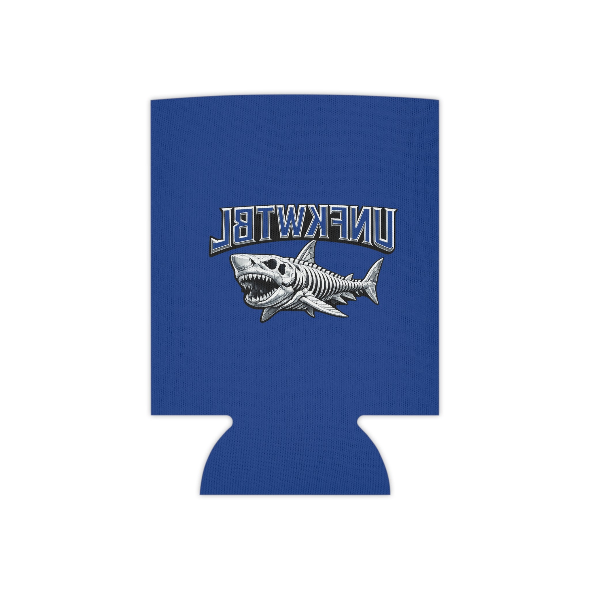 UNFKWTBL Shark Skeleton Can Cooler — Insulated Beer Koozie for Beach & Boating