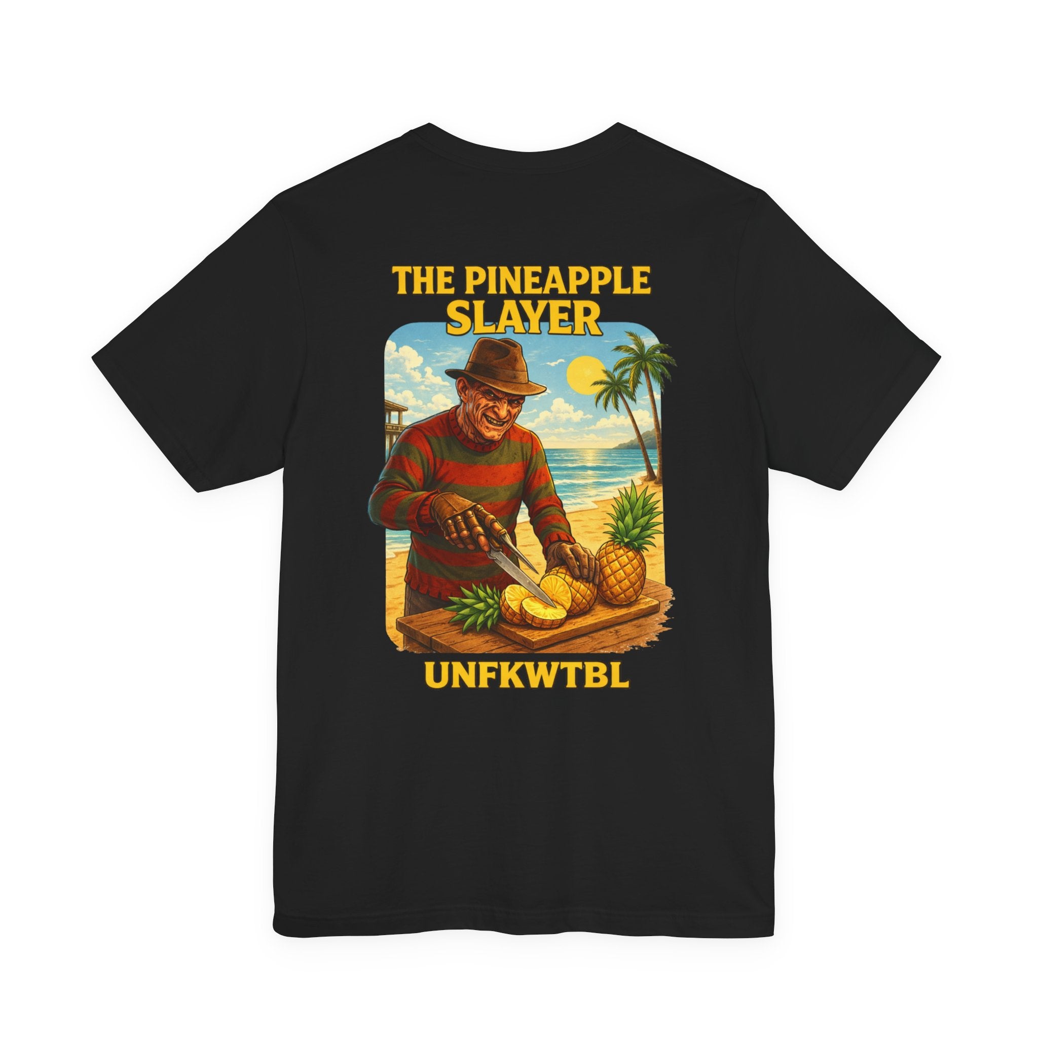 The Pineapple Slayer Tee — Graphic Horror Tropical T‑Shirt
