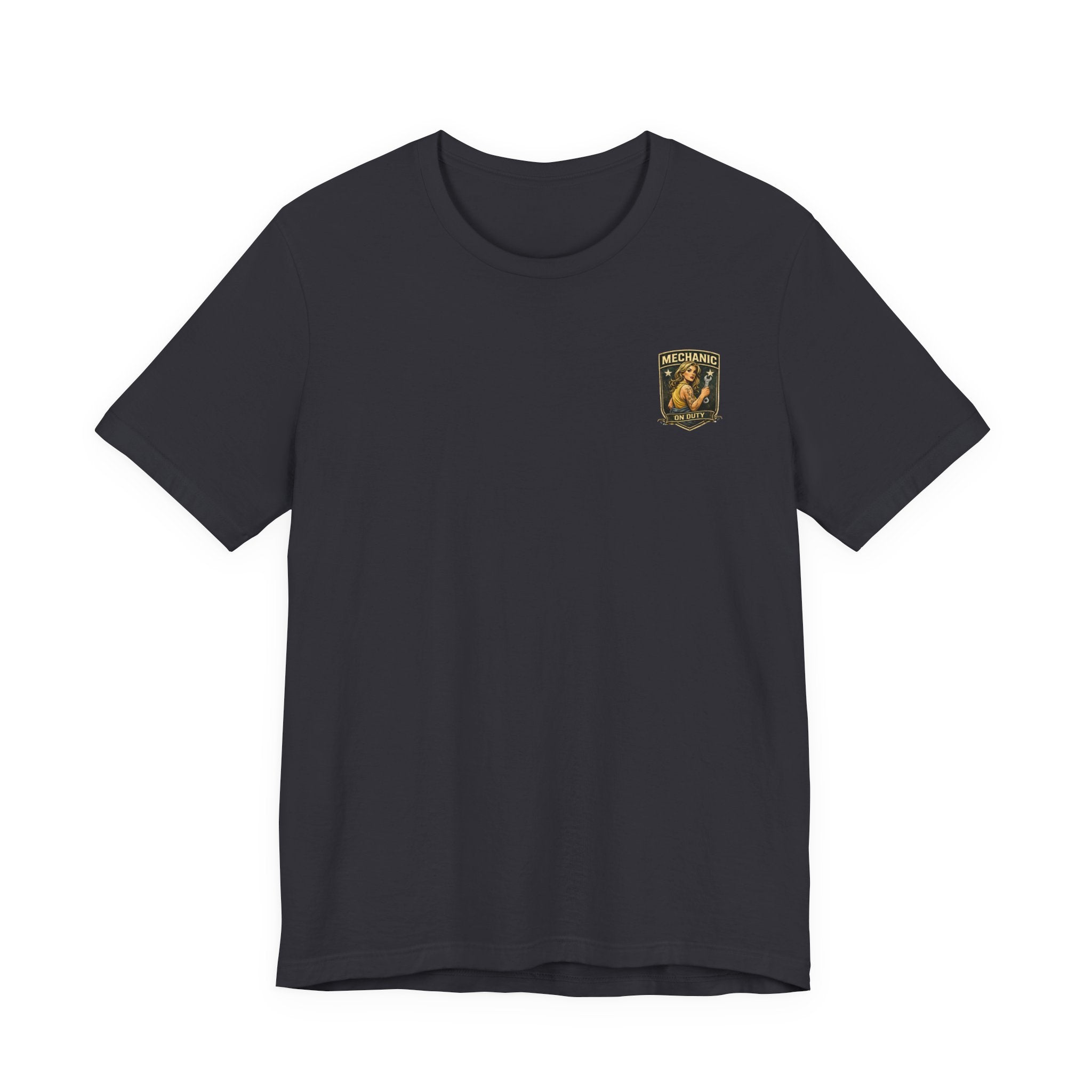 Mechanic On Duty Motorcycle Tee — Pinup Garage Vintage T-Shirt