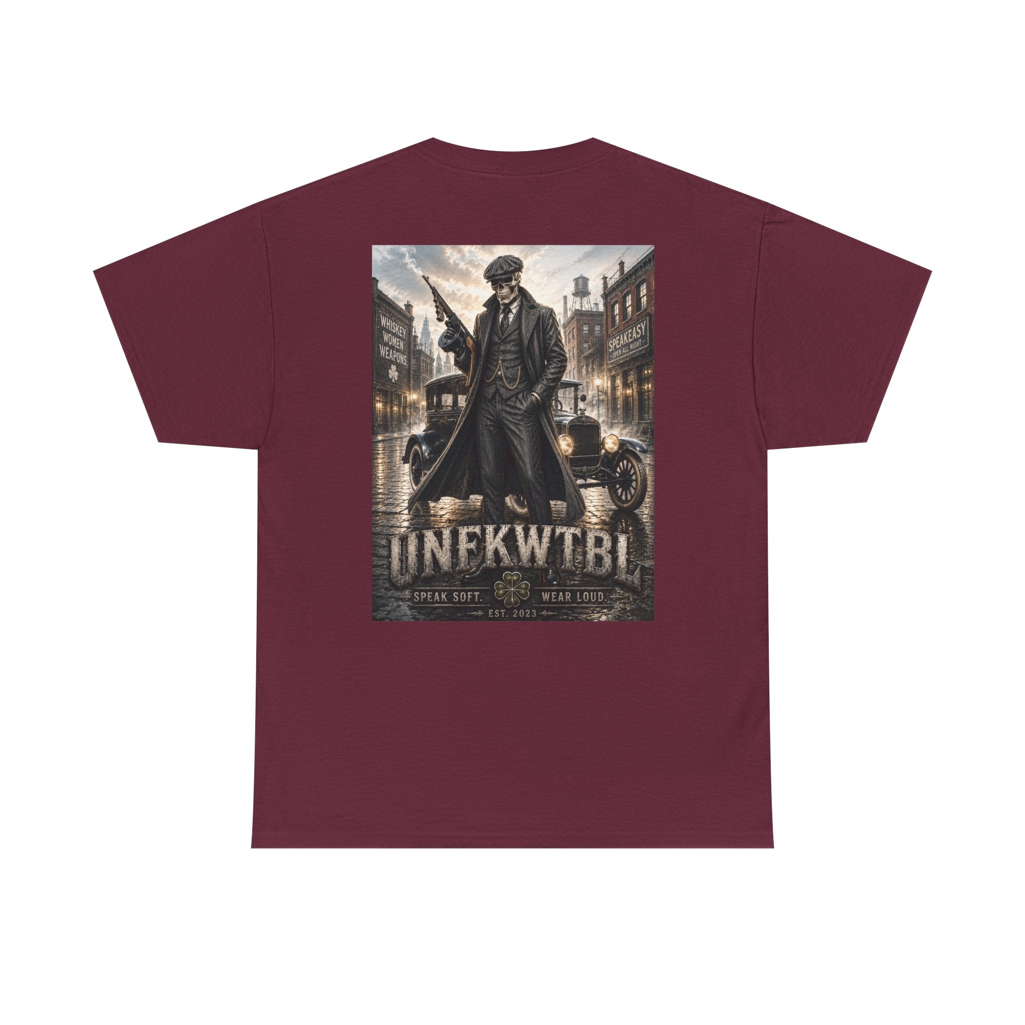 Peaky Blinders-Inspired Graphic Tee — Vintage Gangster Poster Design
