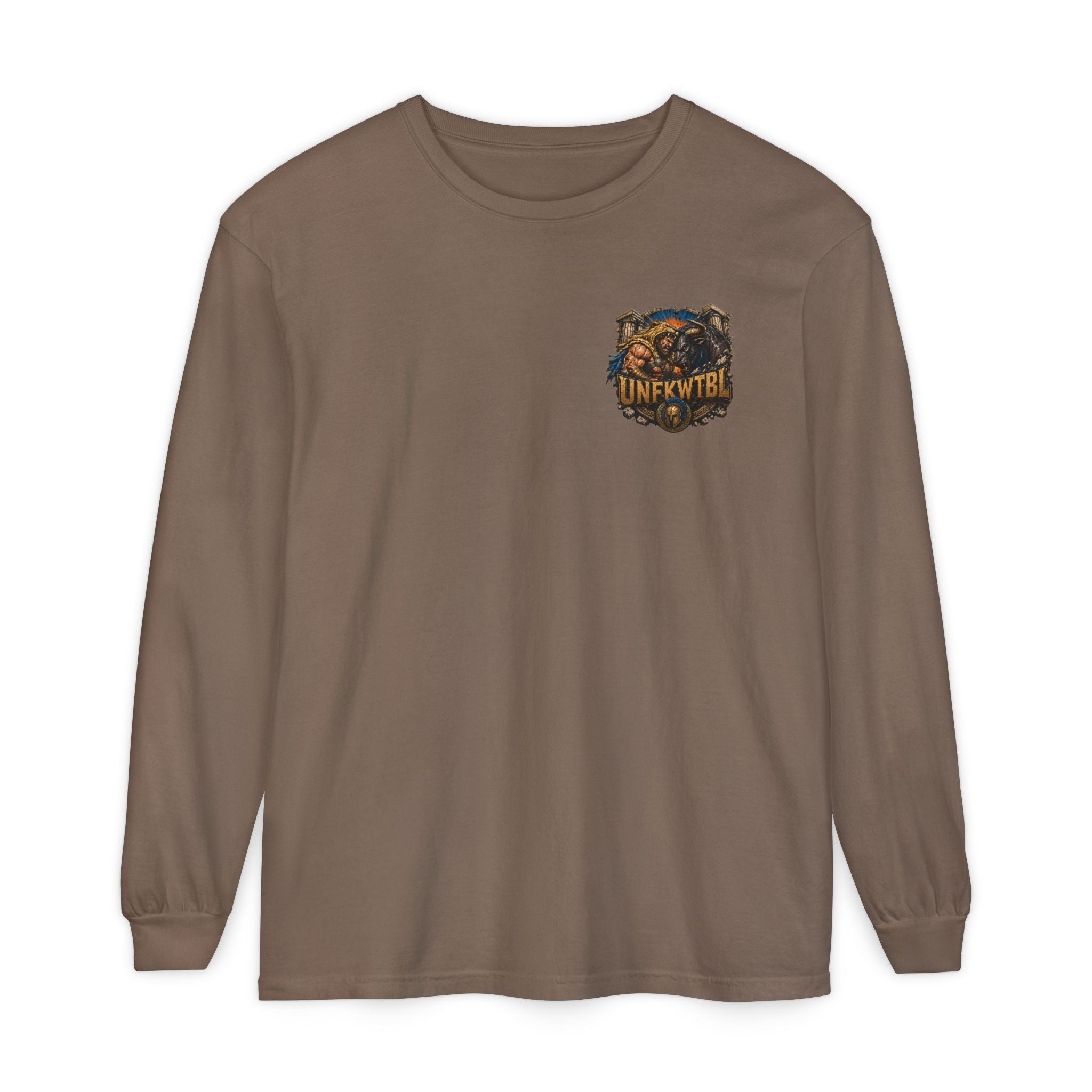 Hercules vs Minotaur Graphic Long Sleeve Tee