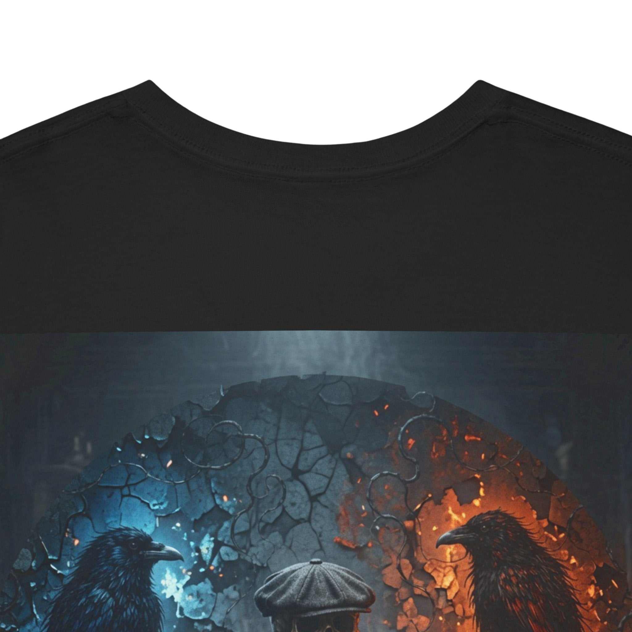Dark Cosmic Slenderman Tee – 'UNFKWTBL' Horror Graphic Shirt