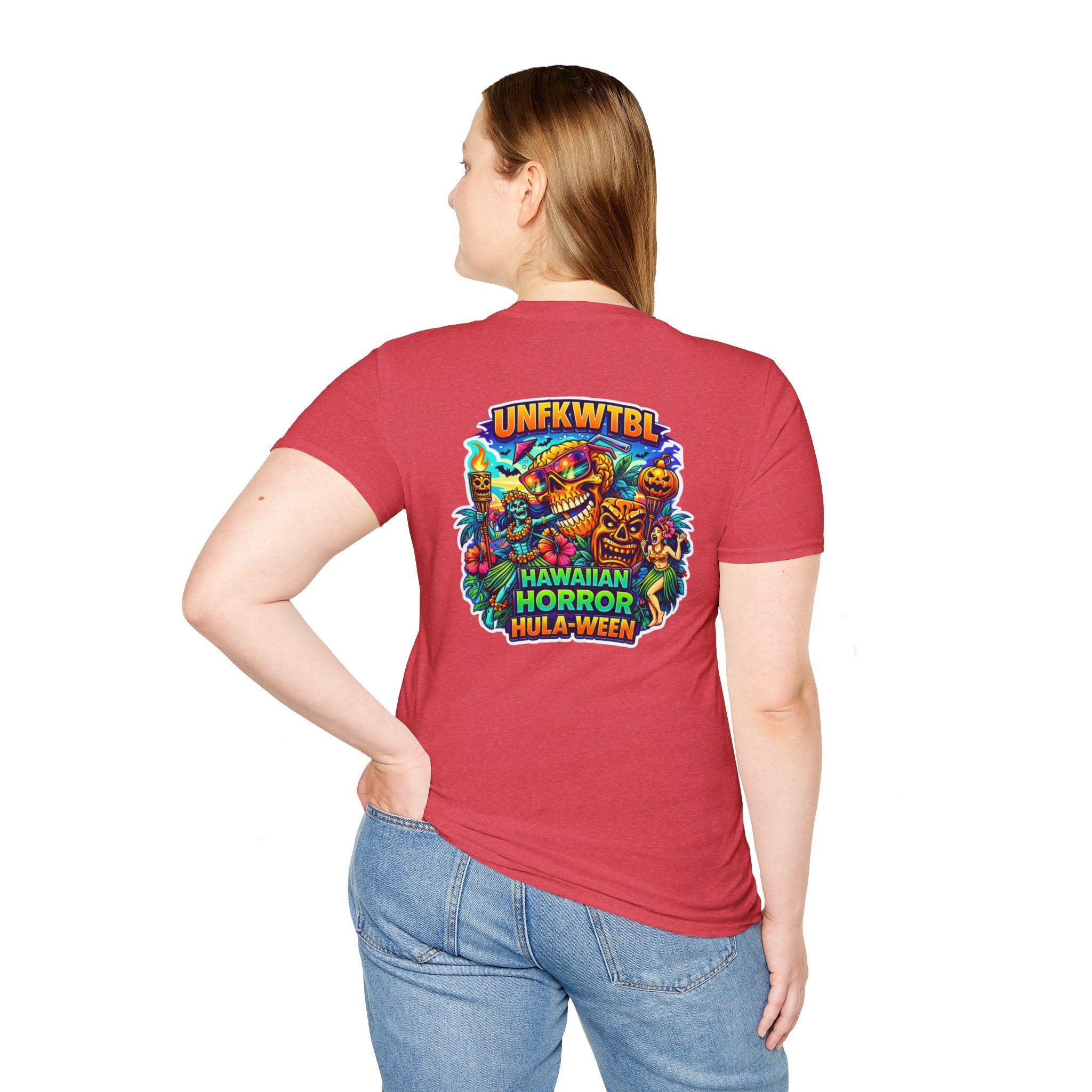 Hawaiian Horror Hula-ween T-Shirt — Tropical Tiki Halloween Tee