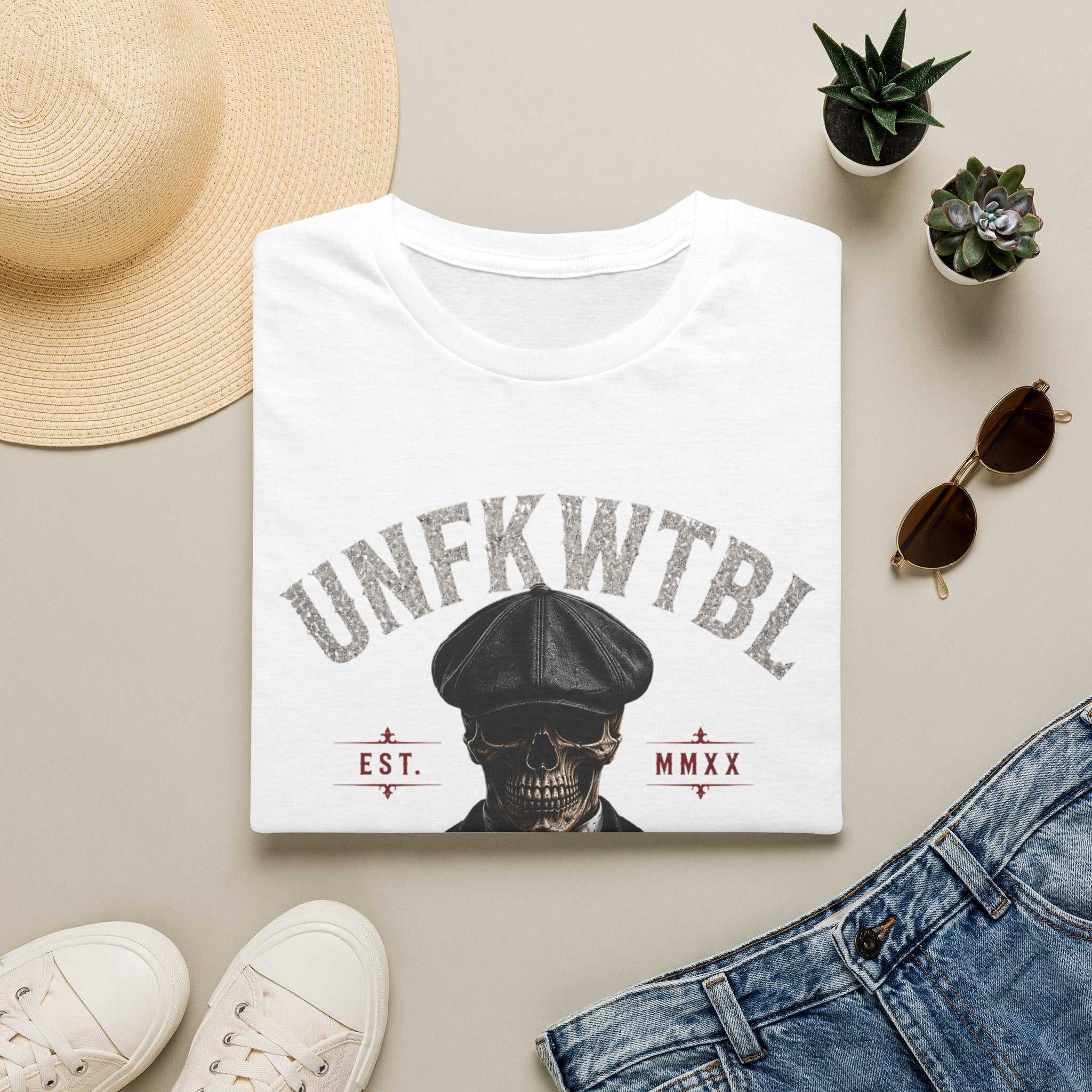 Skull Peaky Blinders T-Shirt — UNFKWTBL “Destroy Everything” Graphic Tee