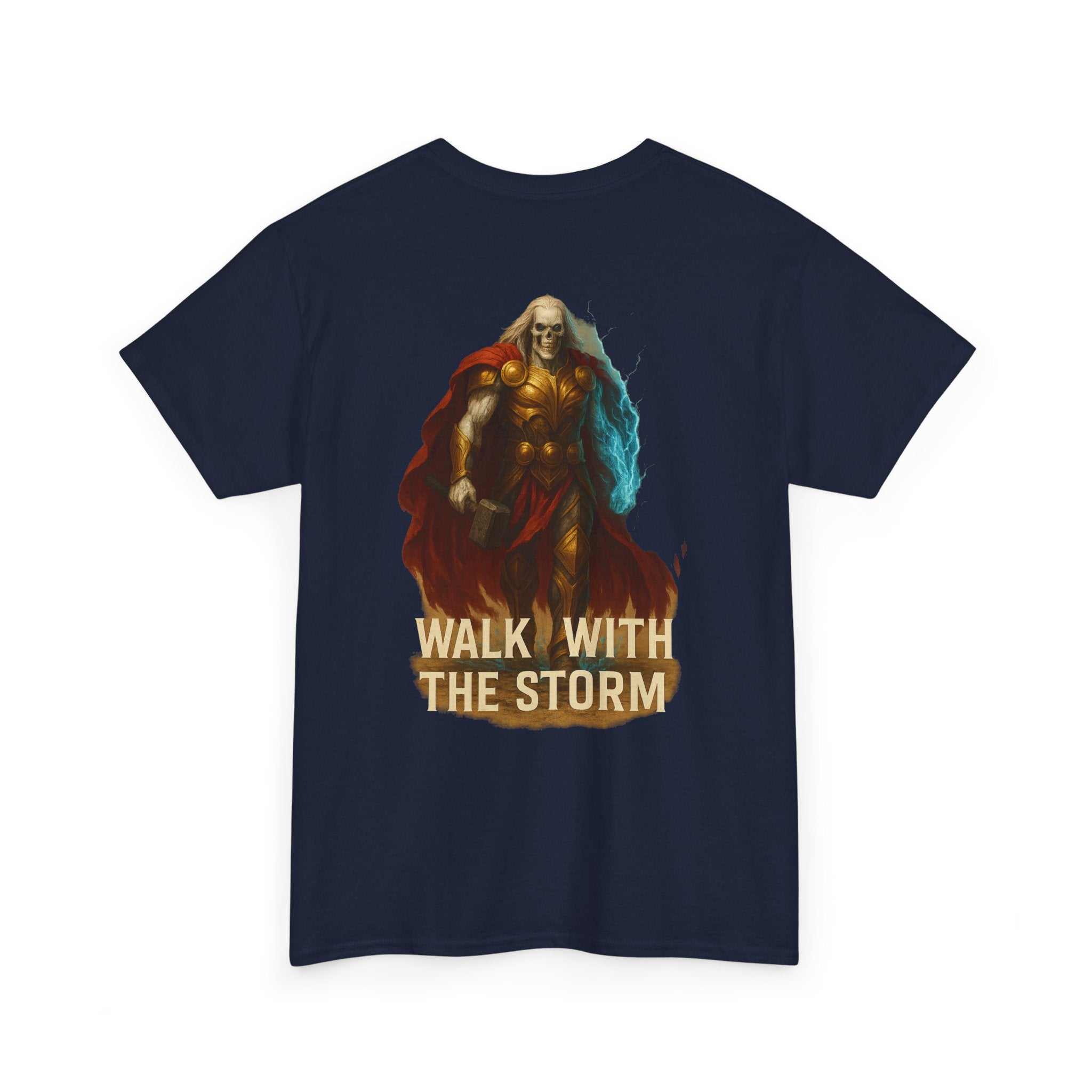 Thor Lightning unisex tee with bold Norse mythology graphic on cotton fabric